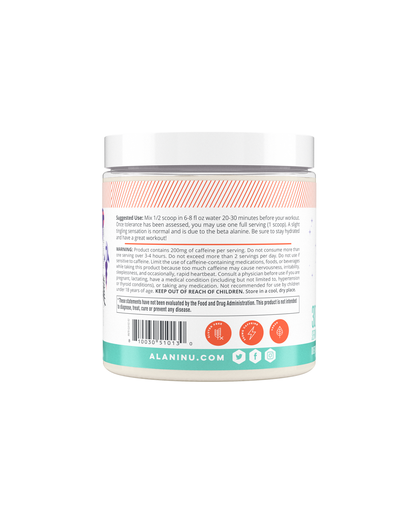 Alani Nu Galaxy Lemonade Pre-Workout — 30 Servings