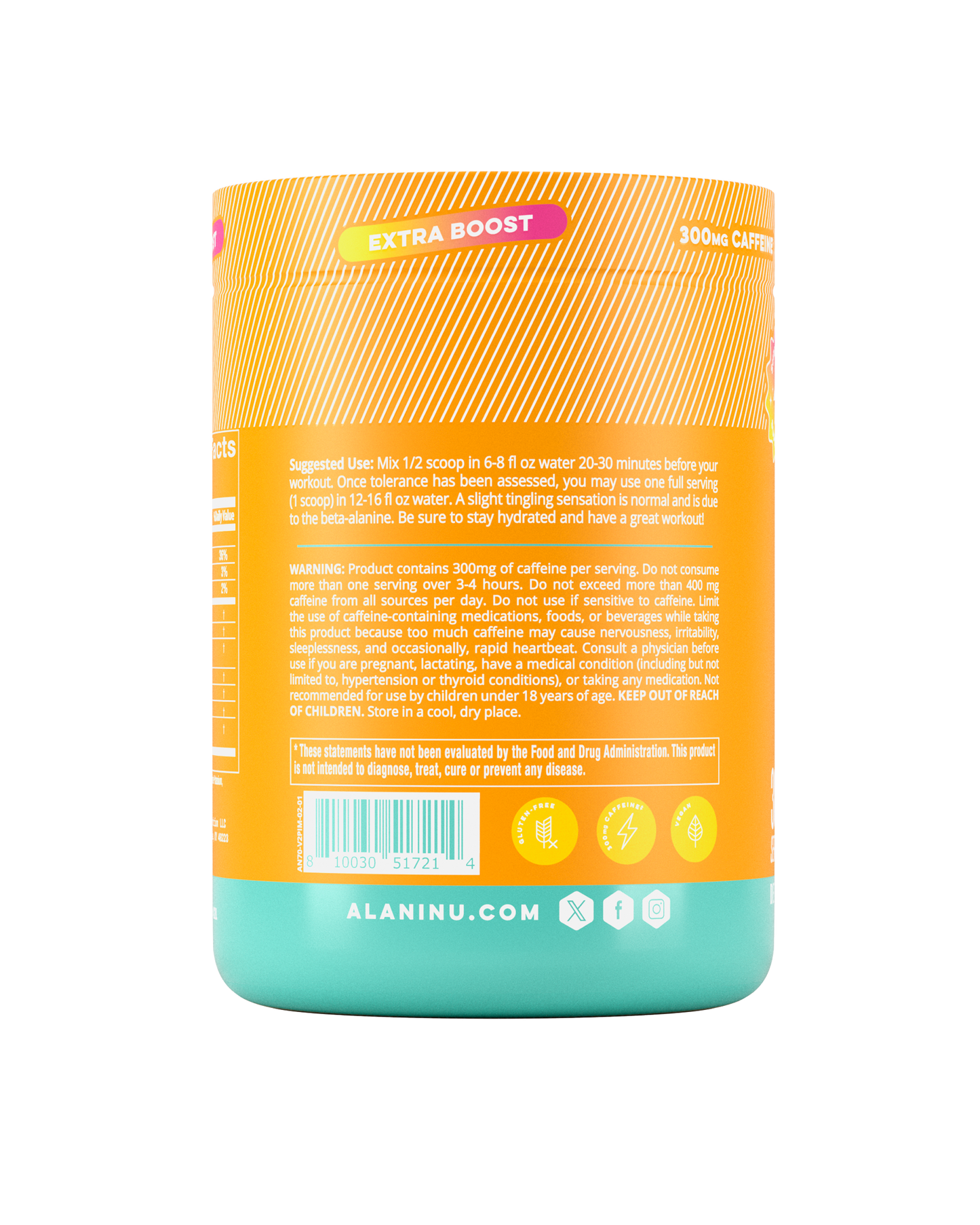 Alani Nu Paradise Swirl Pre-Workout+ — 30 Servings