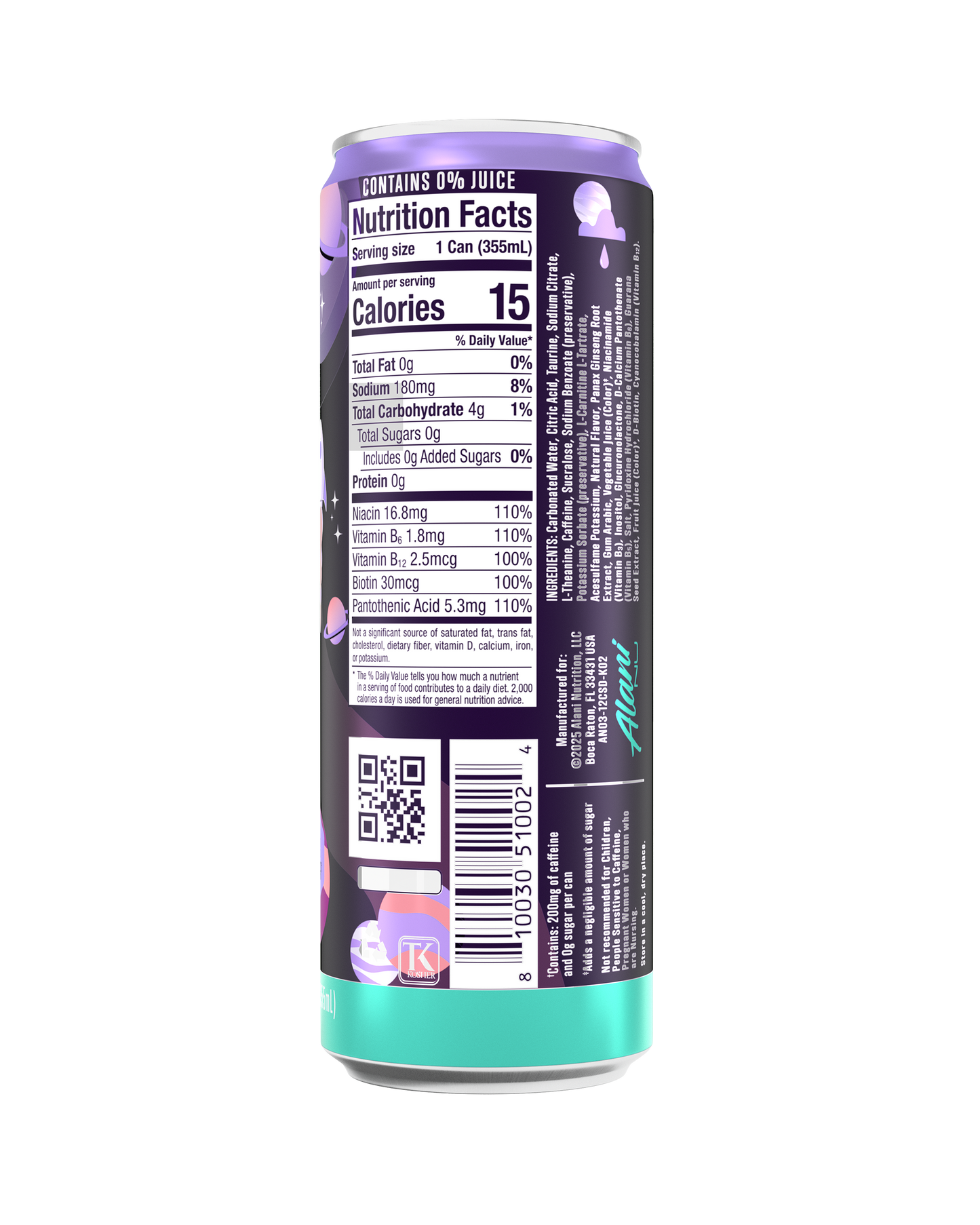 Alani Nu Cosmic Stardust Energy Drink — 12 Pack