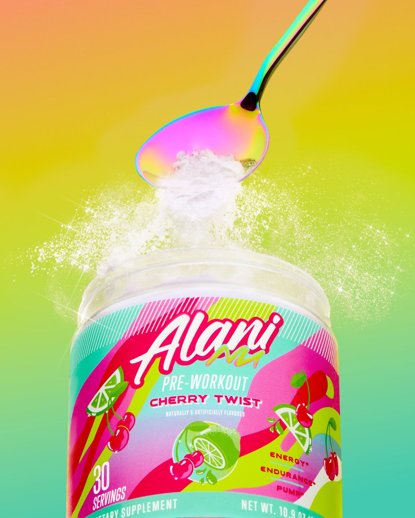 Alani Nu Cherry Twist Pre-Workout — 30 Servings