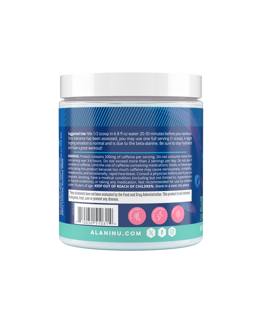 Alani Nu Breezeberry Pre-Workout — 30 Servings