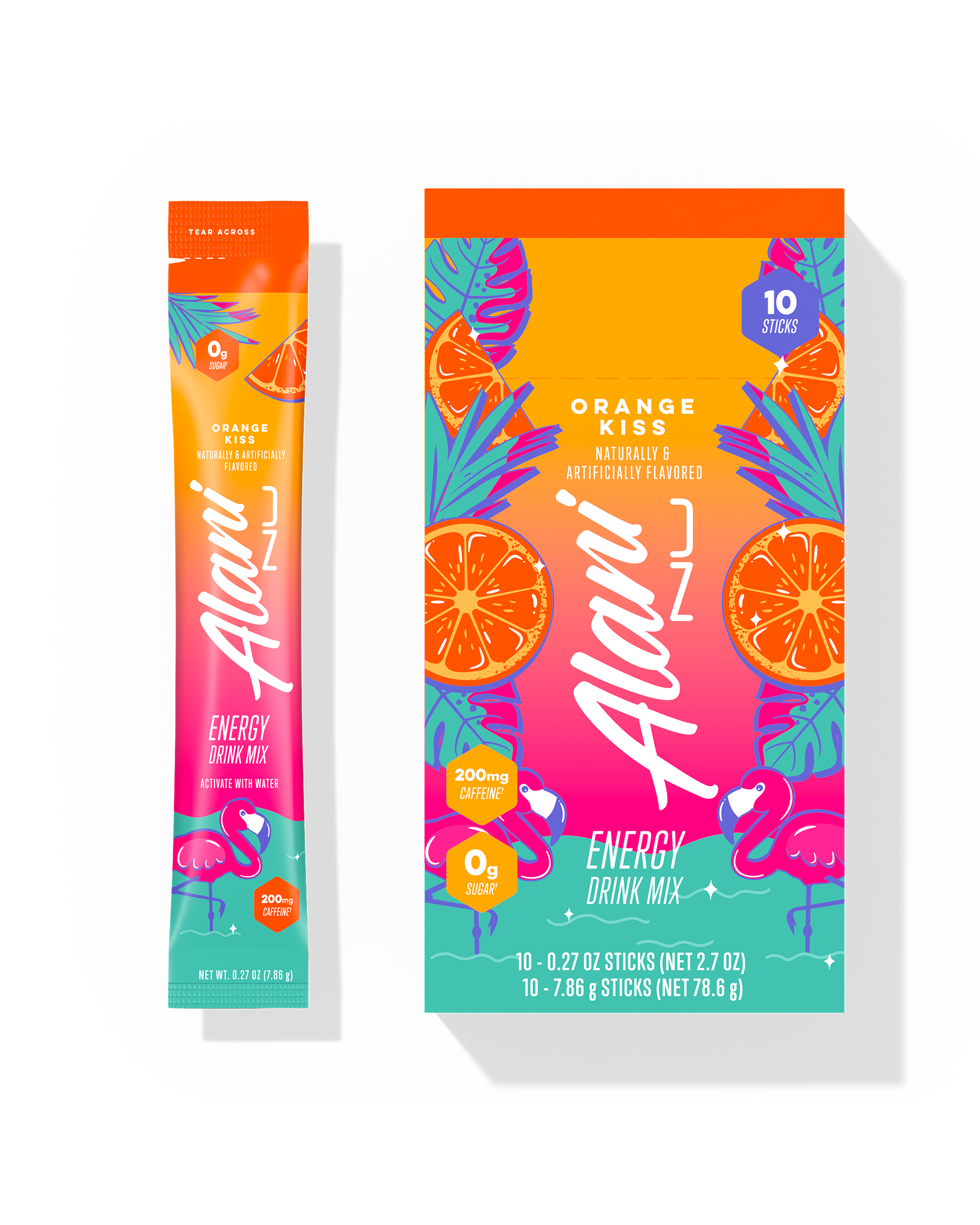 Alani Nu Orange Kiss Energy Sticks — 10 Pack