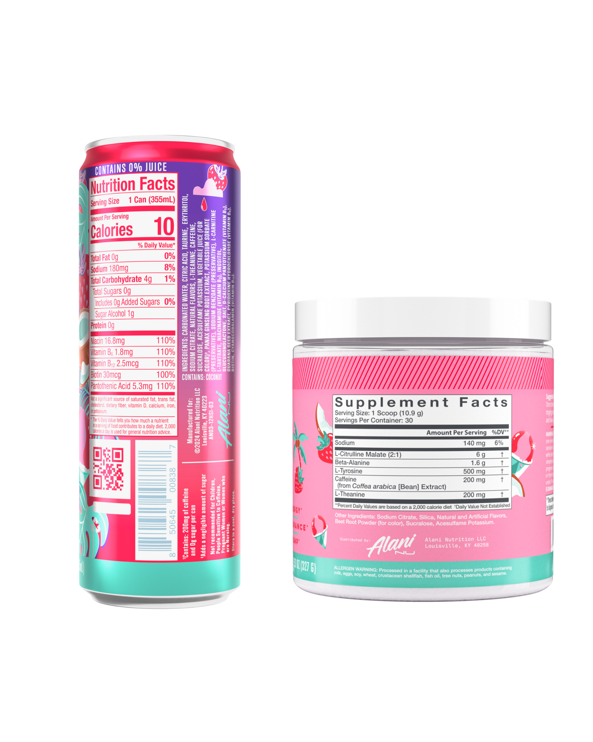 Alani Nu Hawaiian Shaved Ice Energy & Pre-Workout Duo