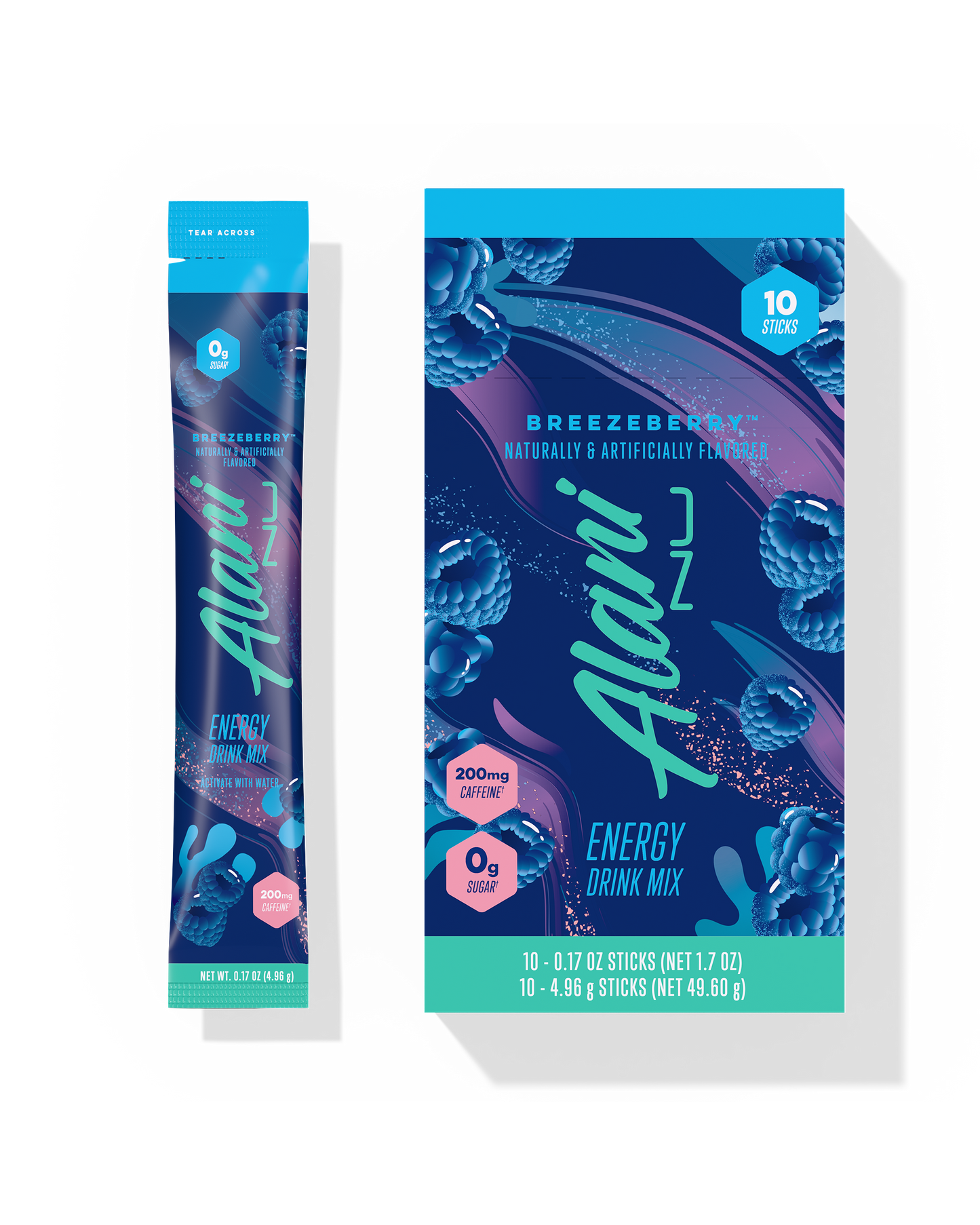 Alani Nu Breezeberry Energy Sticks — 10 Pack