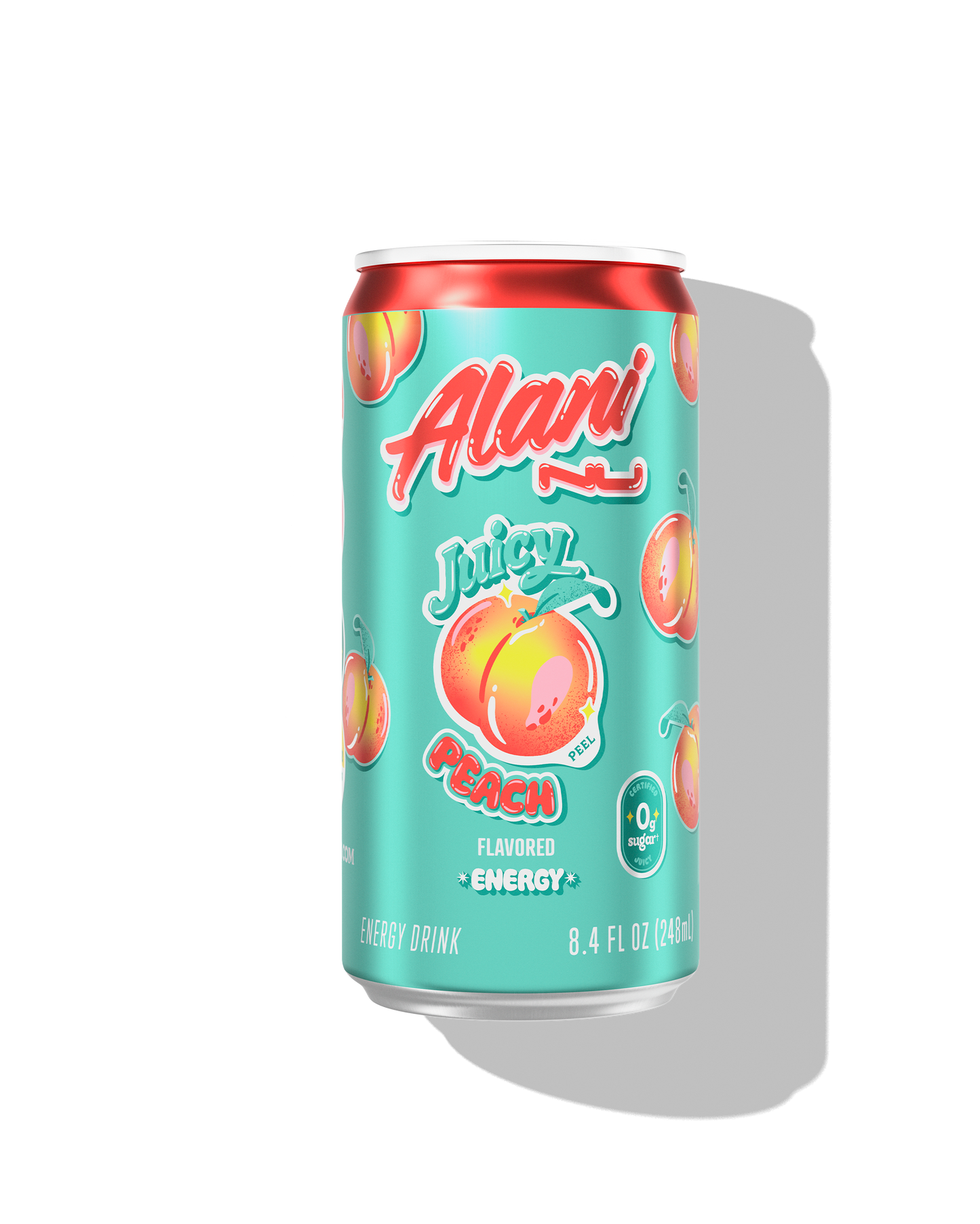 Alani Nu Juicy Peach Mini Energy Drinks — 24 Pack
