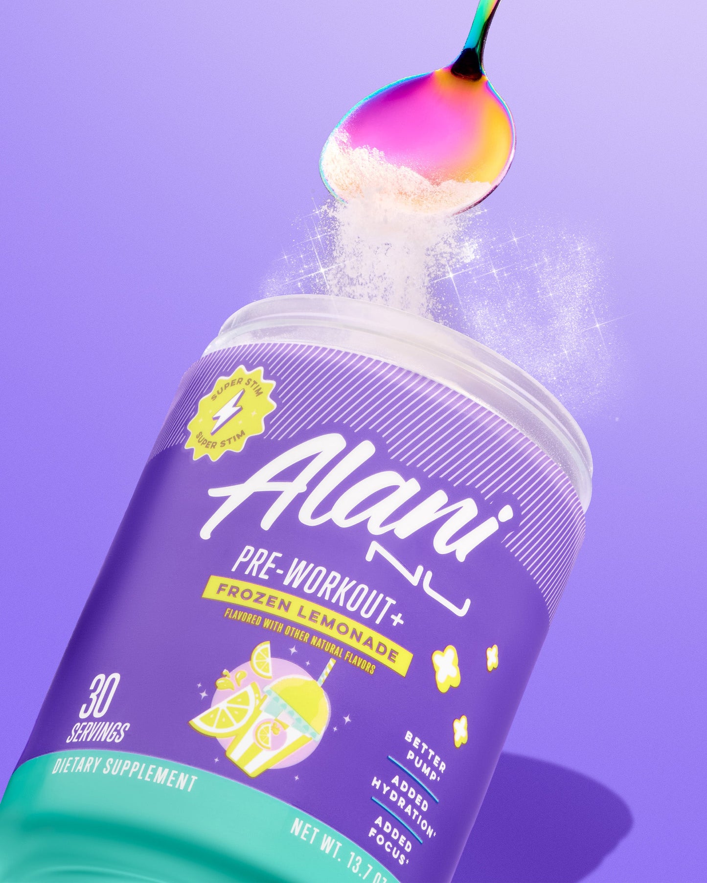 Alani Nu Frozen Lemonade Pre-Workout+ Powder — 30 Servings
