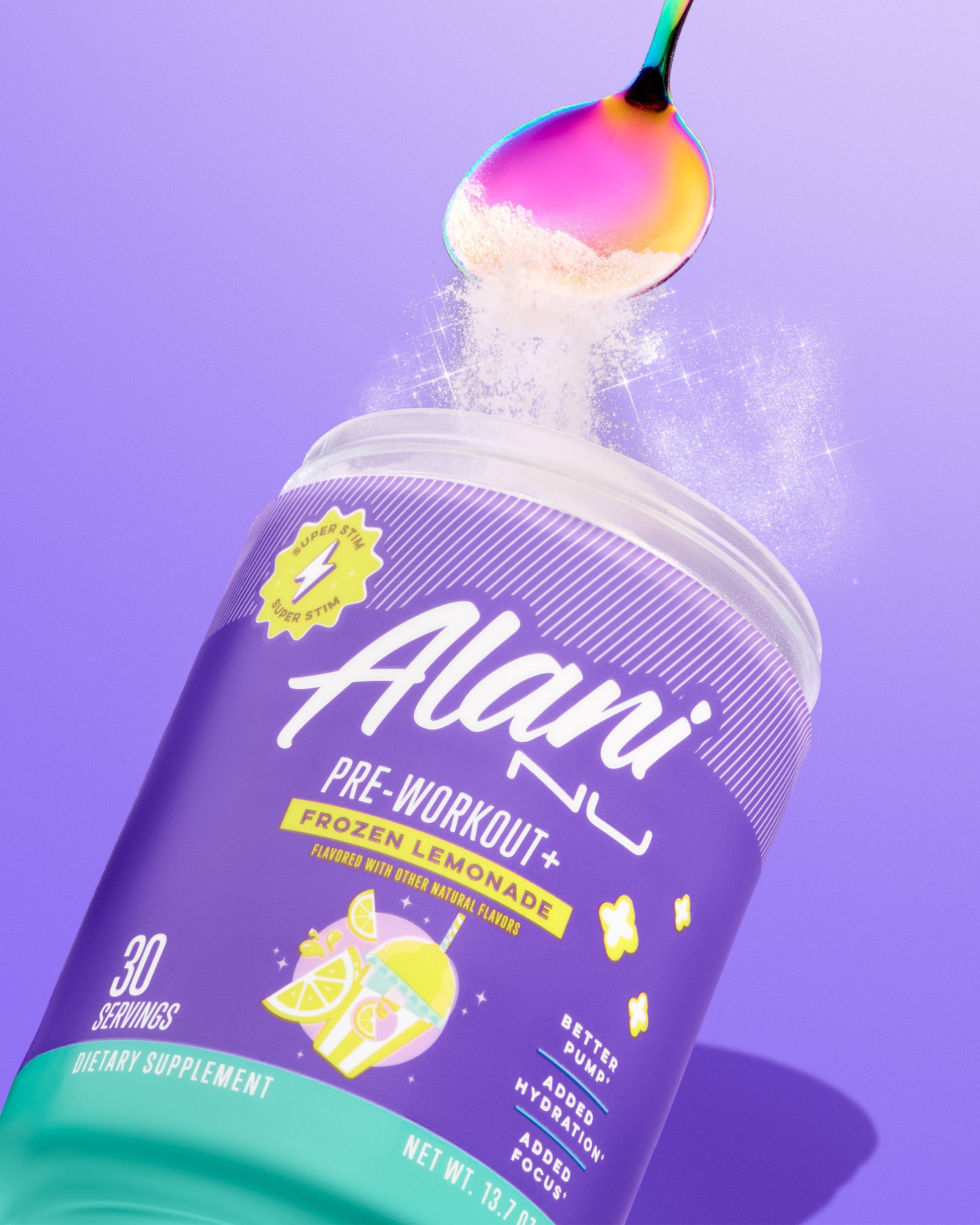 Alani Nu Frozen Lemonade Pre-Workout+ Powder — 30 Servings