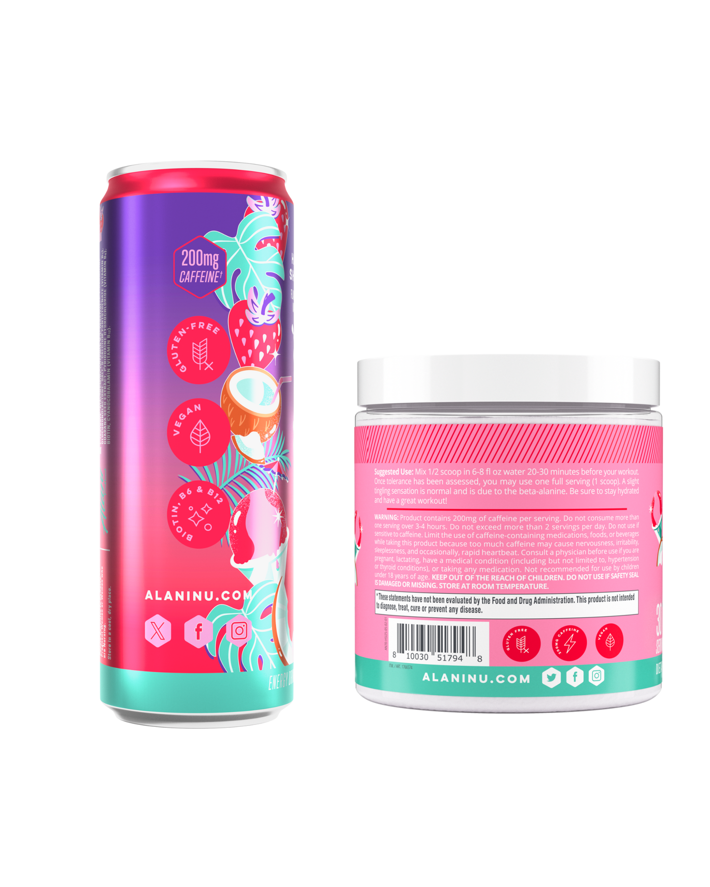 Alani Nu Hawaiian Shaved Ice Energy & Pre-Workout Duo