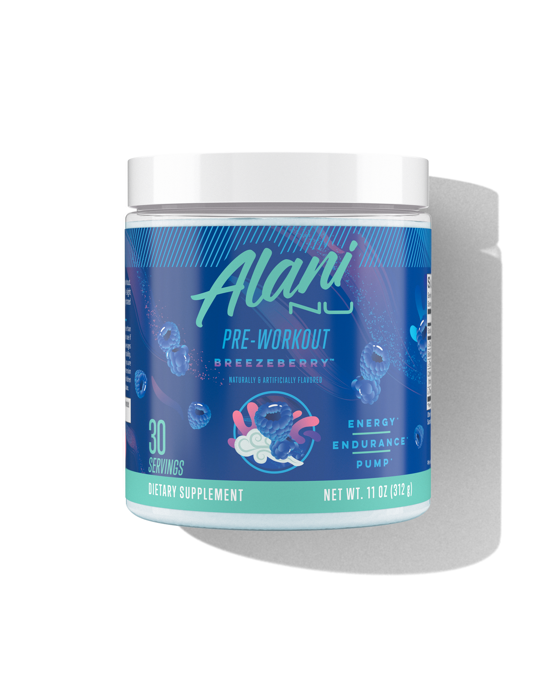 Alani Nu Breezeberry Pre-Workout — 30 Servings