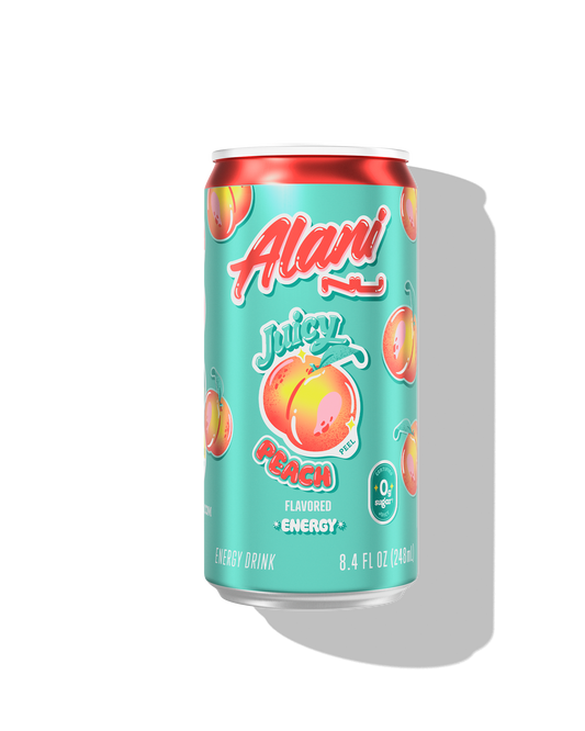 Alani Nu Juicy Peach Mini Energy — 24 Pack