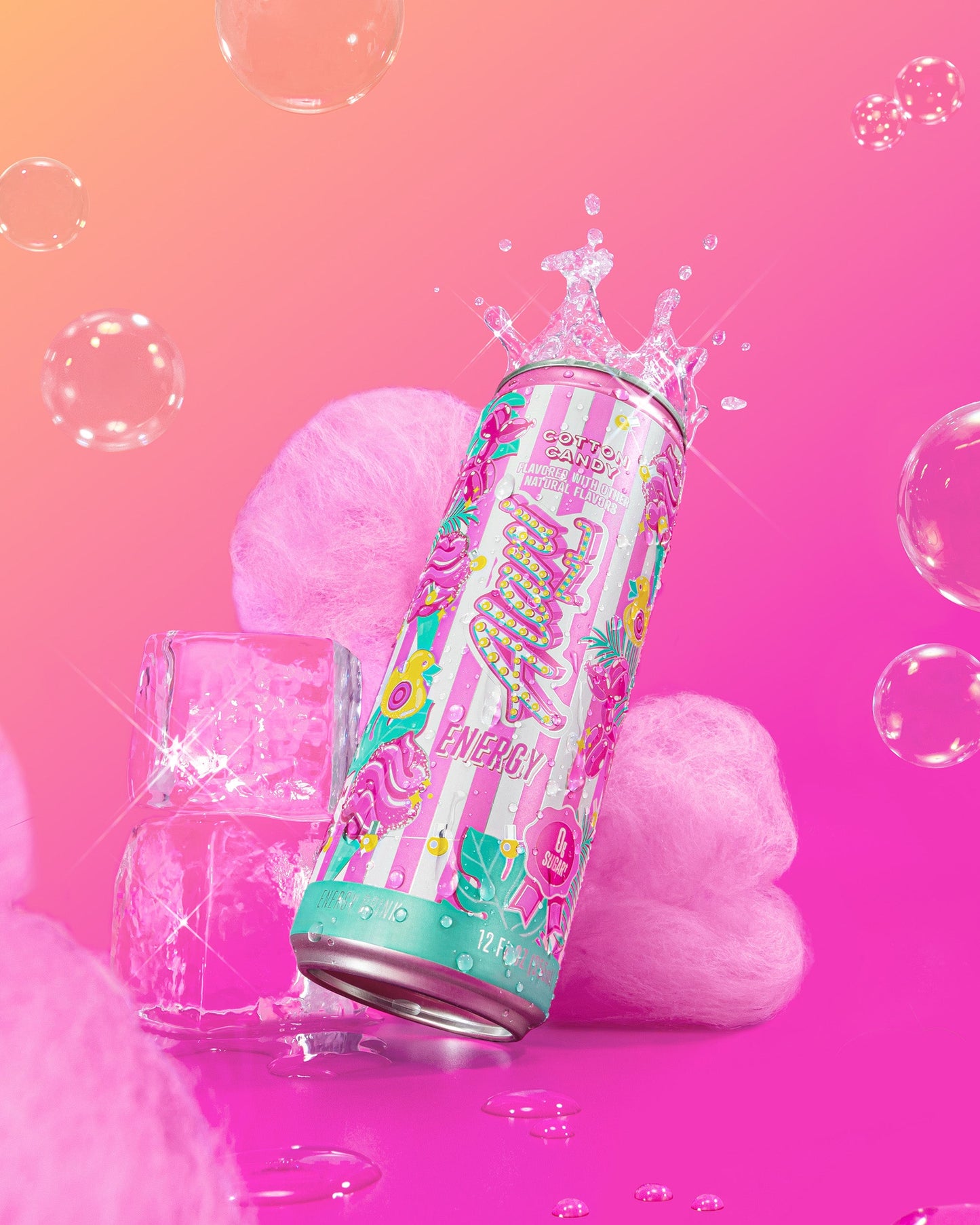Alani Nu Cotton Candy Energy Drink — 12 Pack