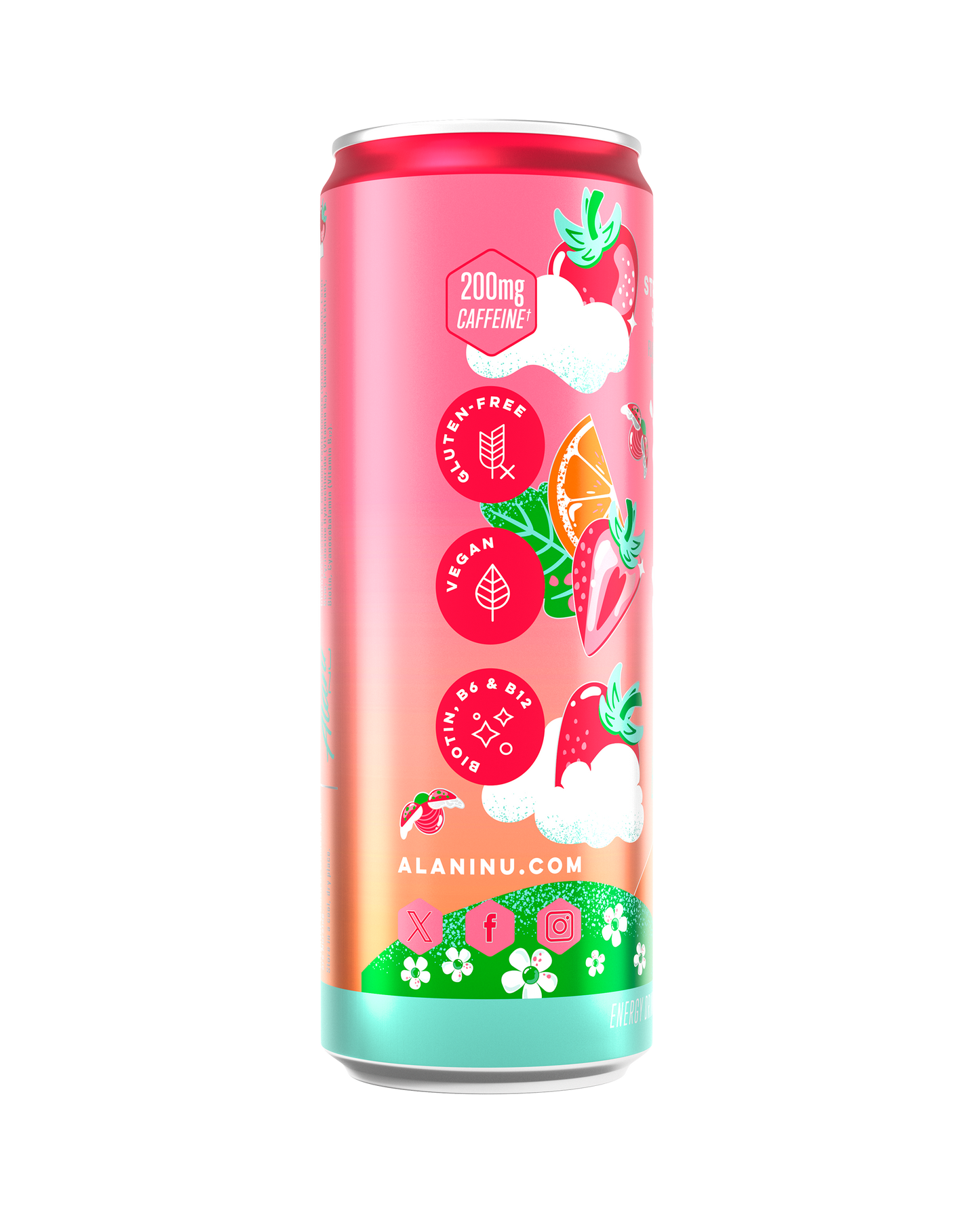 Alani Nu Strawberry Sunrise Energy Drink — 12 Pack
