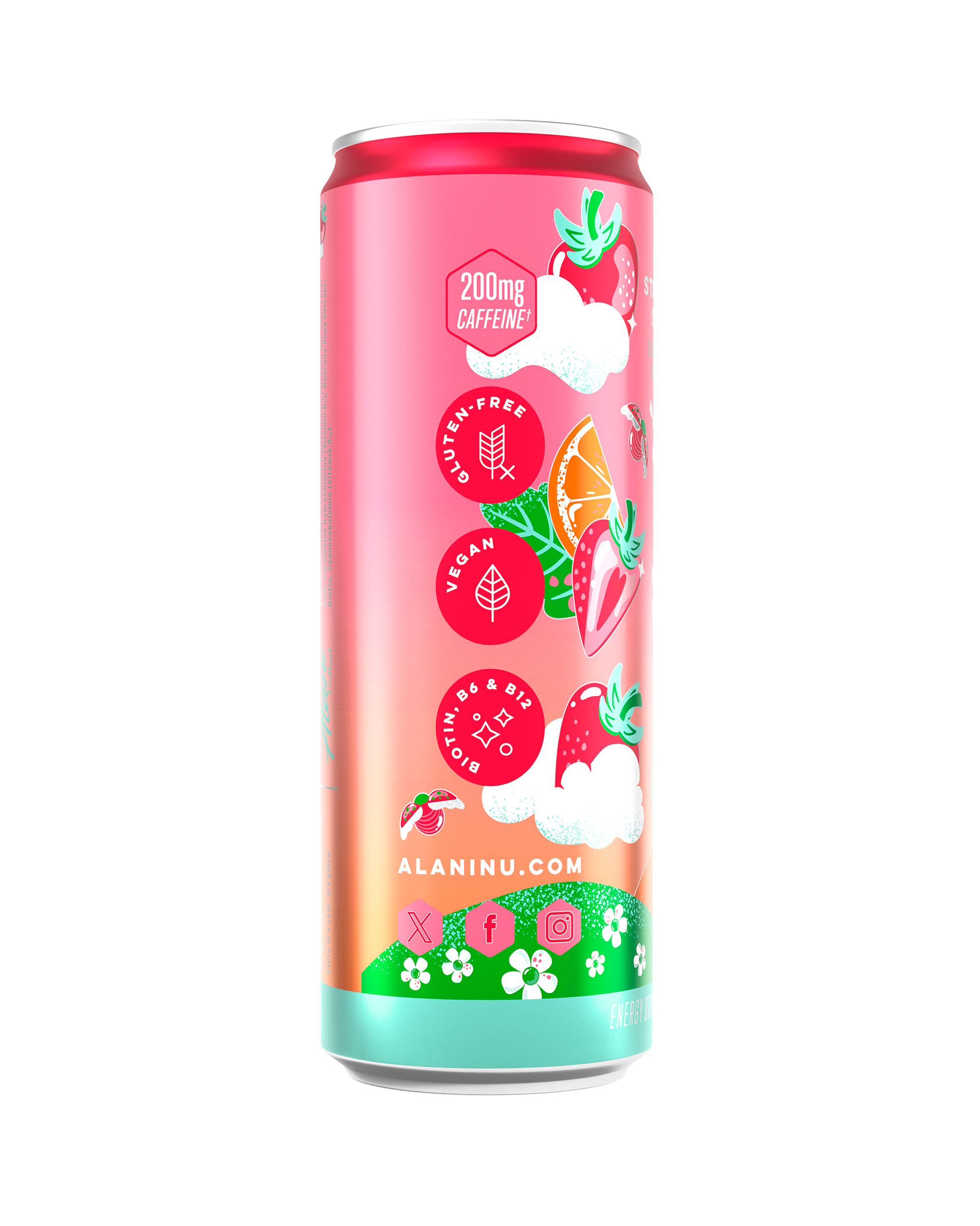 Alani Nu Strawberry Sunrise Energy Drink — 12 Pack