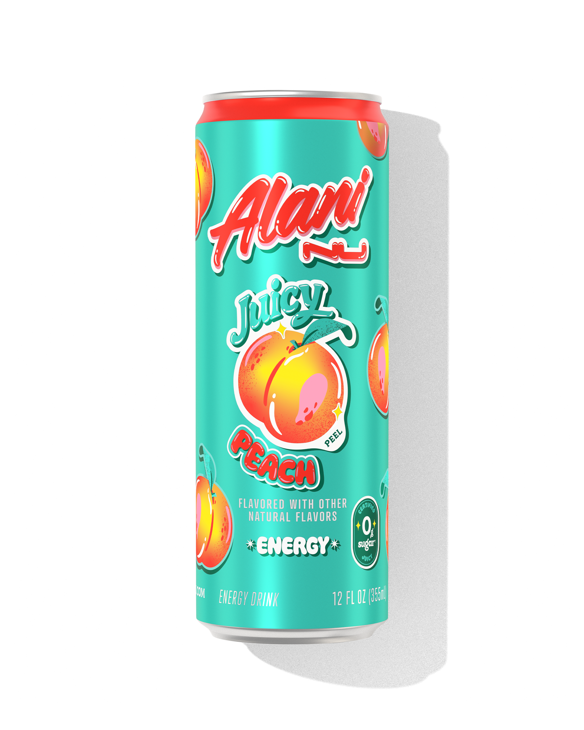 Alani Nu Juicy Peach Energy Drink — 12 Pack