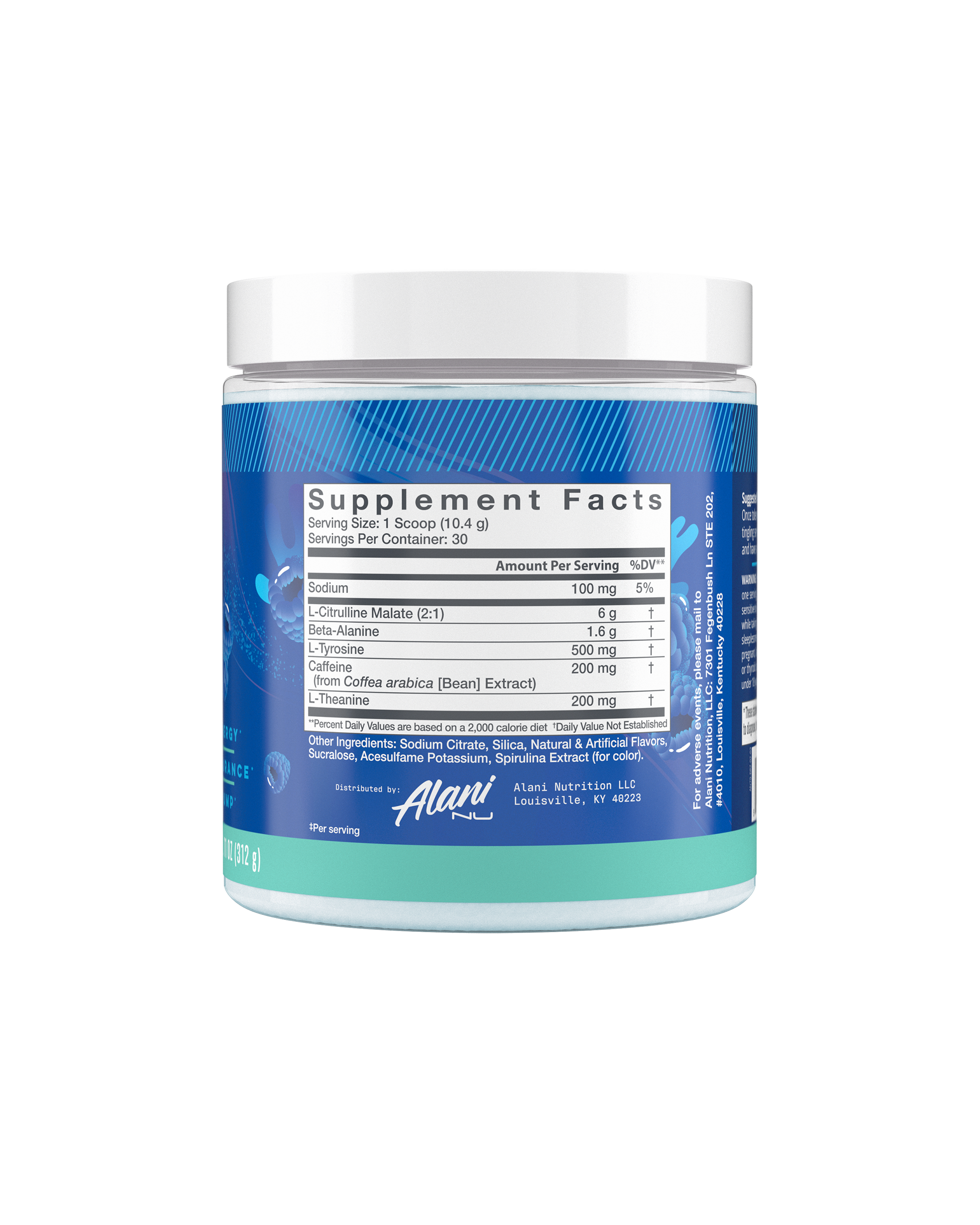 Alani Nu Breezeberry Pre-Workout — 30 Servings