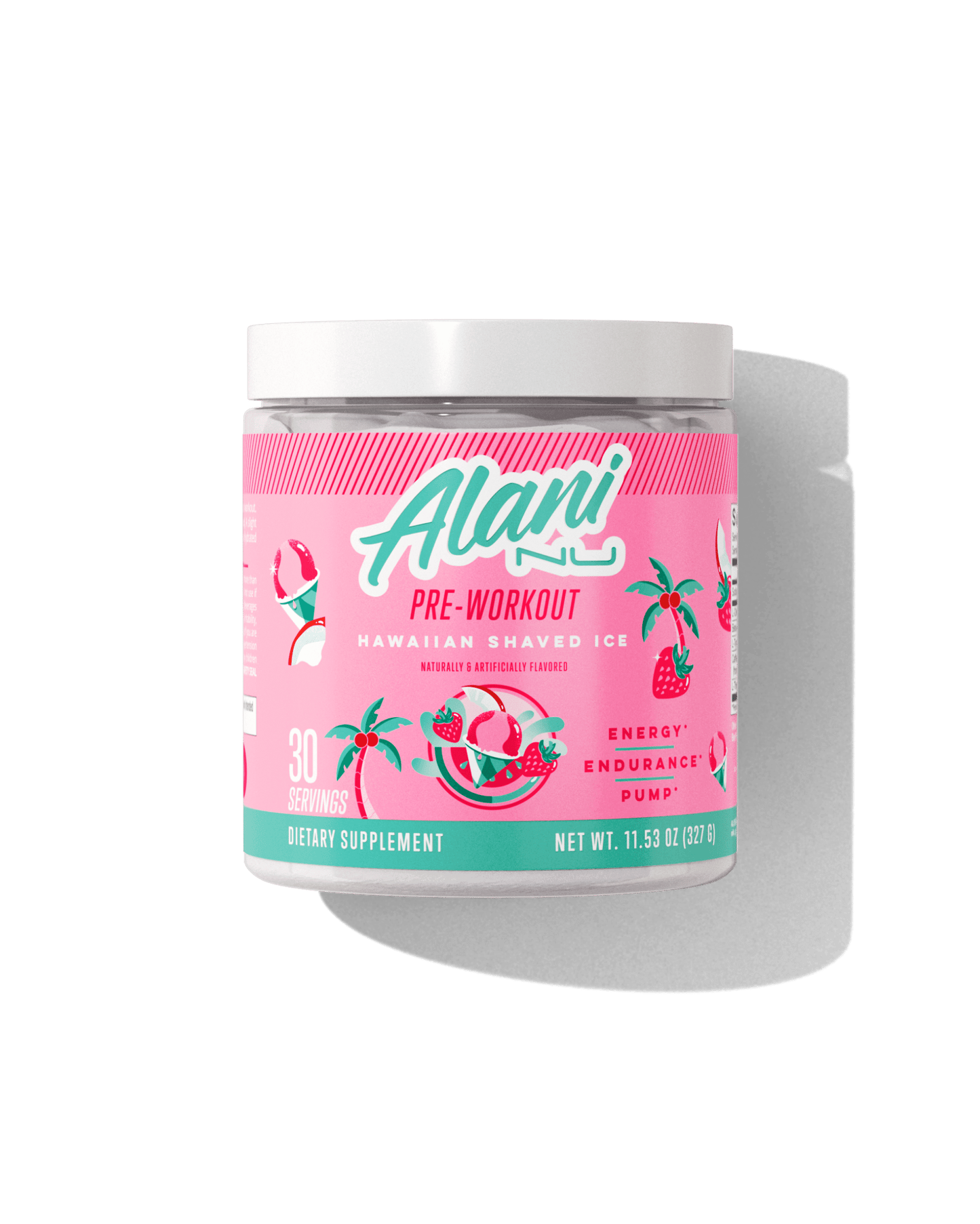 Alani Nu Hawaiian Shaved Ice Pre-Workout — 30 Servings