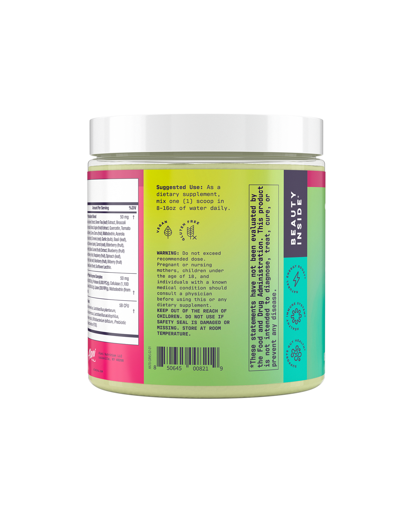 Alani Nu Wild Berry Super Greens — 30 Day Supply