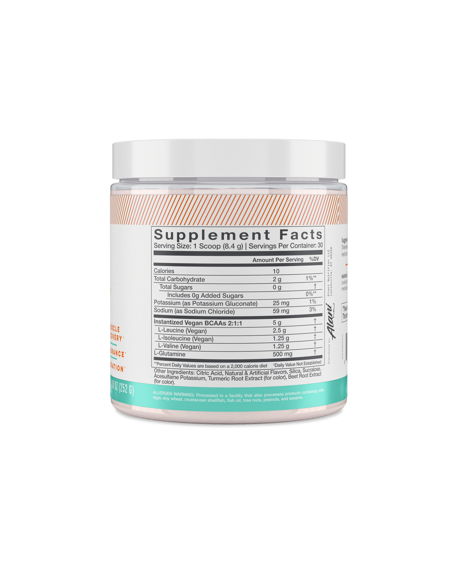 Alani Nu Sour Peach Rings BCAA — 30 Servings