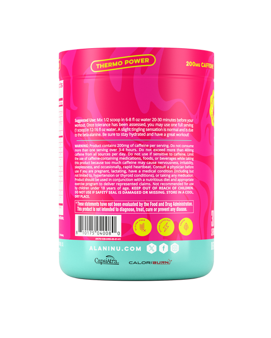 Alani Nu Dragon Fruit Rush Pre-Workout+ Burn — 30 Servings