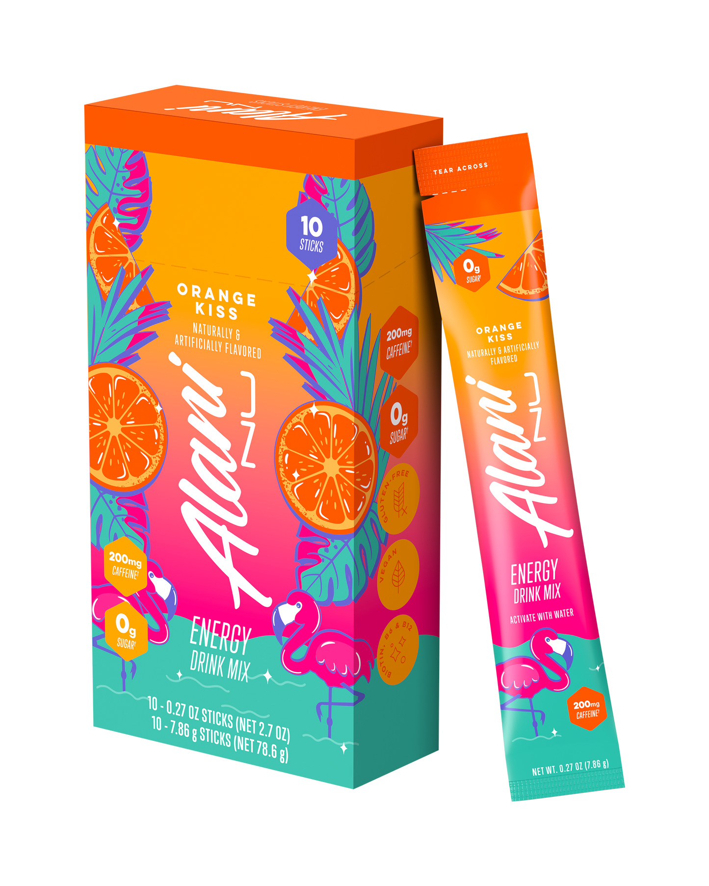 Alani Nu Orange Kiss Energy Sticks — 10 Pack