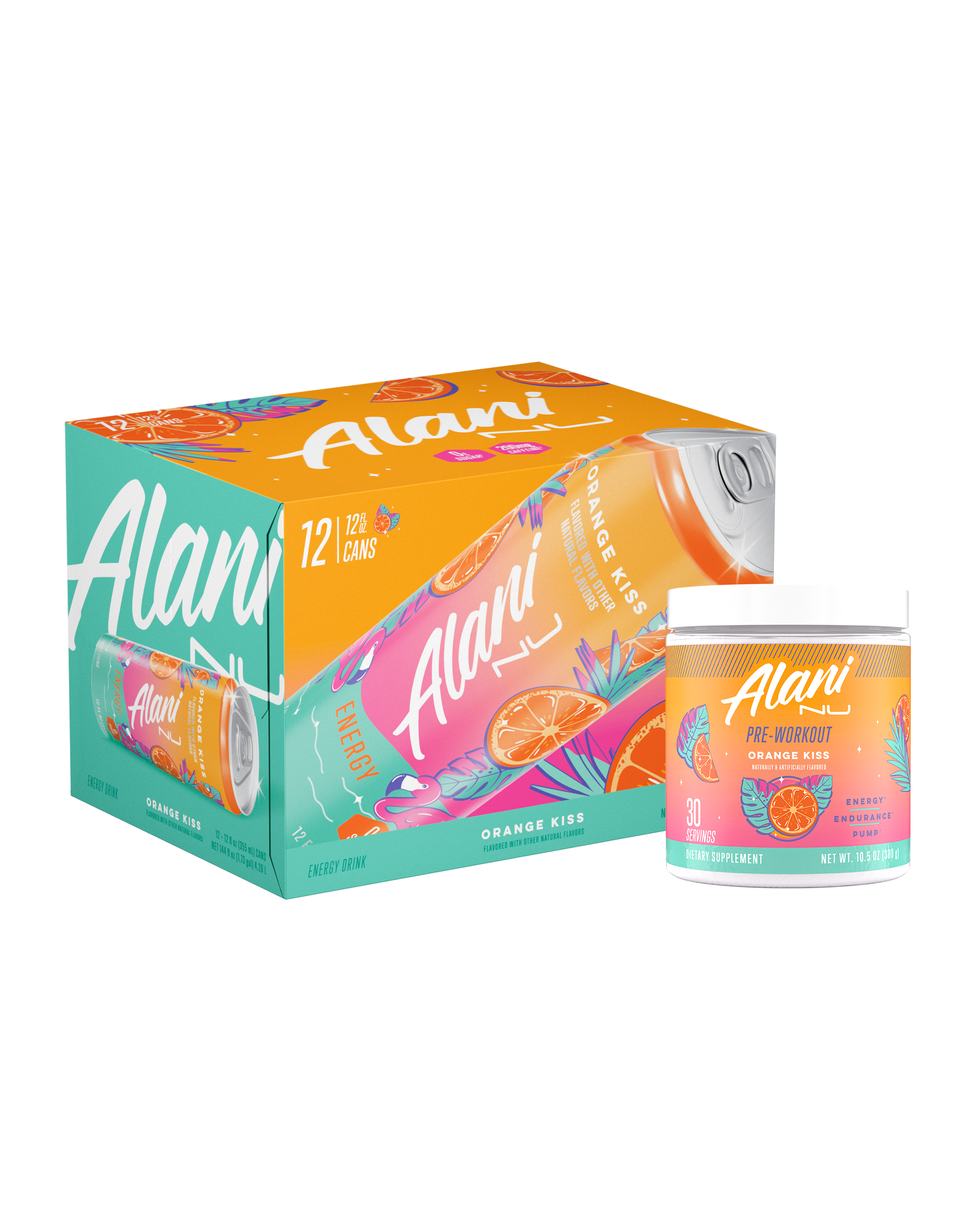 Alani Nu Orange Kiss Energy & Pre-Workout Bundle