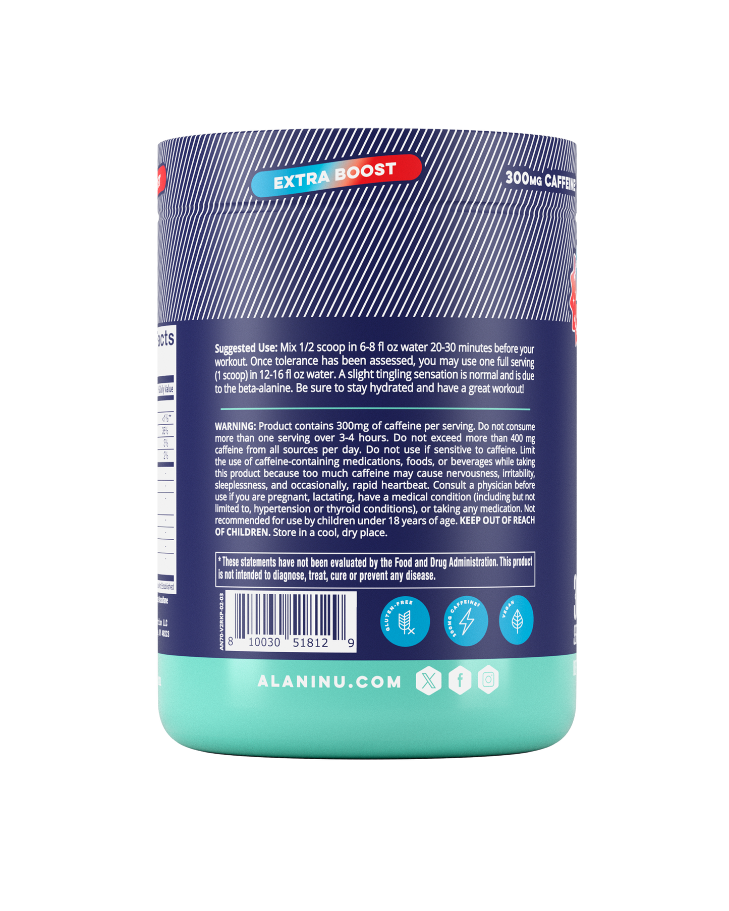 Alani Nu Rocket Pop Pre-Workout+ — 30 Servings