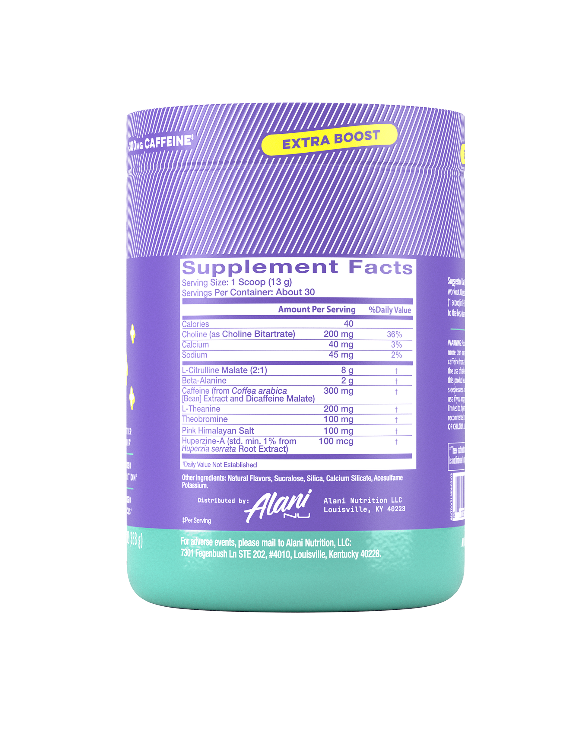 Alani Nu Frozen Lemonade Pre-Workout+ — 30 Servings