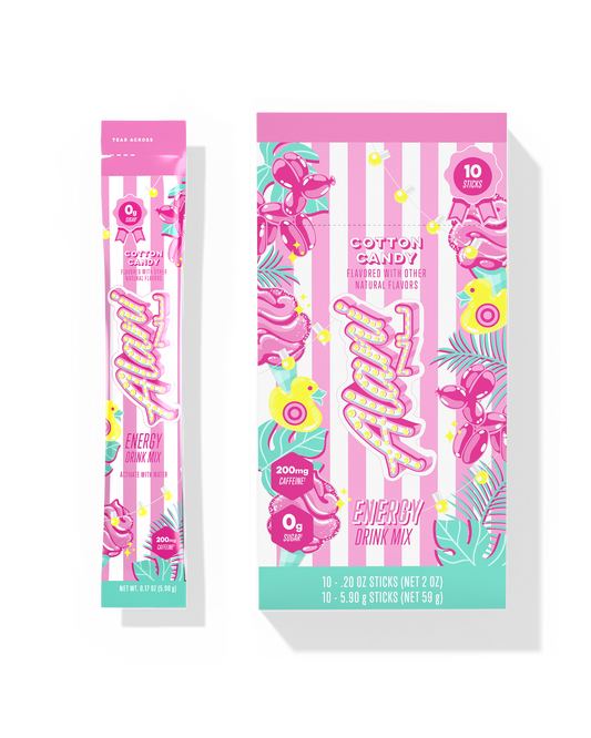 Alani Nu Cotton Candy Energy Sticks — 10 Pack