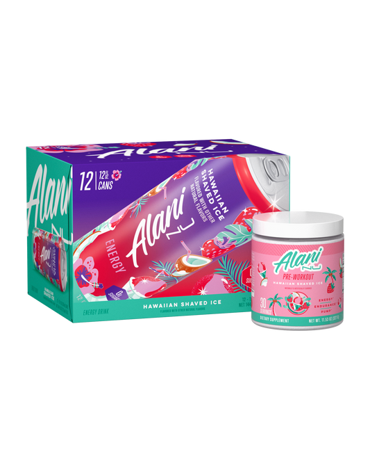 Alani Nu Hawaiian Shaved Ice Energy & Pre-Workout Bundle