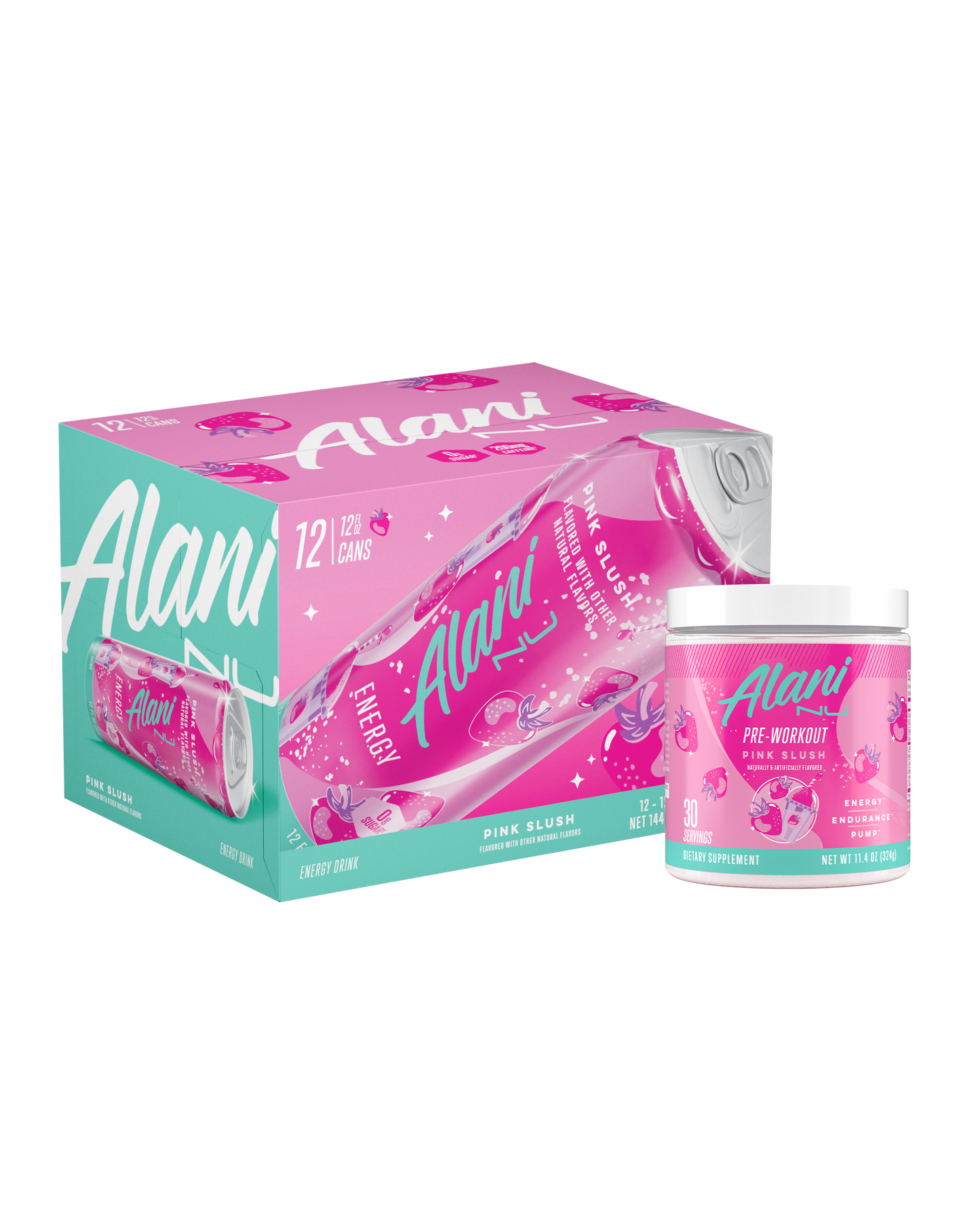 Alani Nu Pink Slush Energy & Pre-Workout Bundle