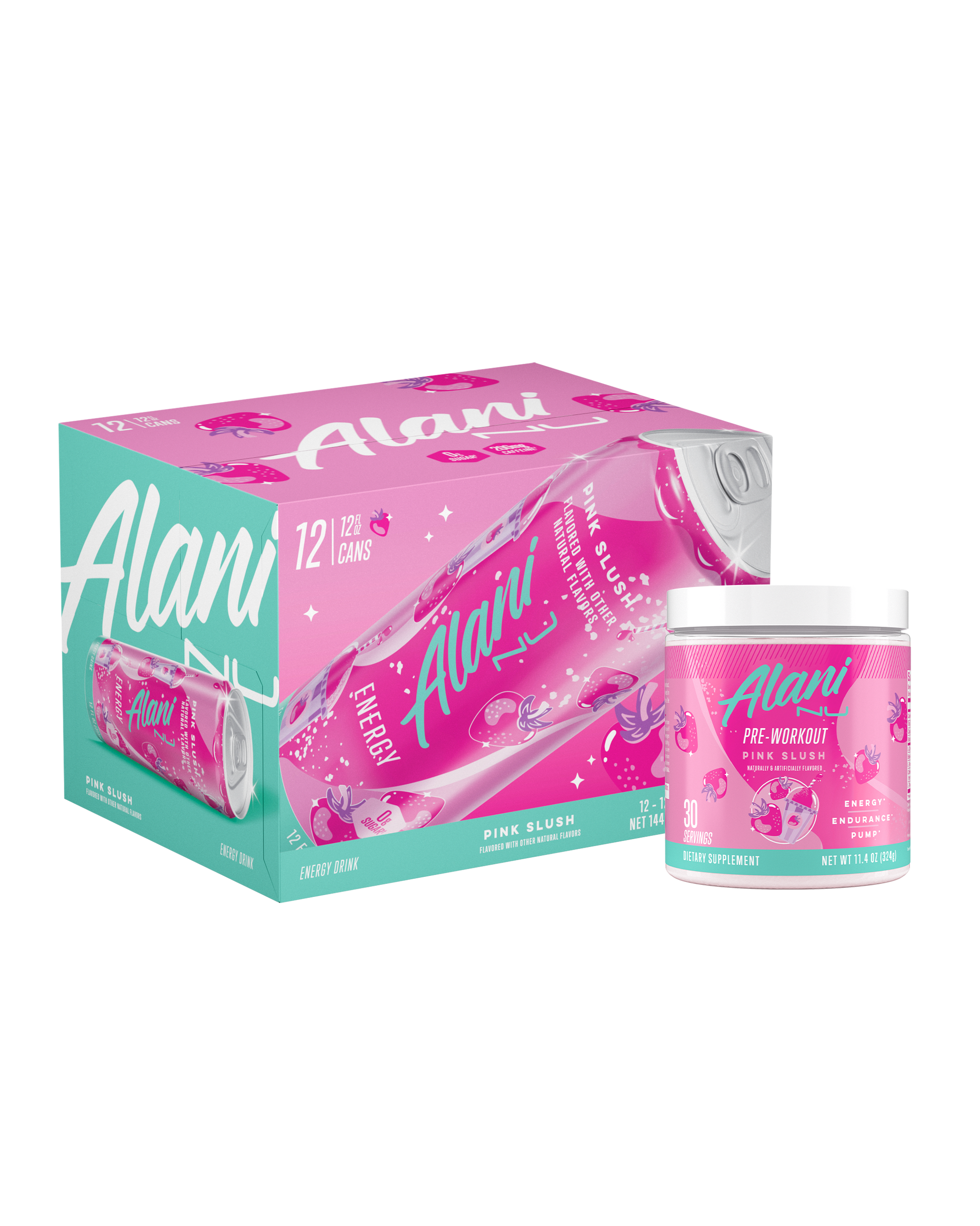 Alani Nu Pink Slush Energy & Pre-Workout Bundle