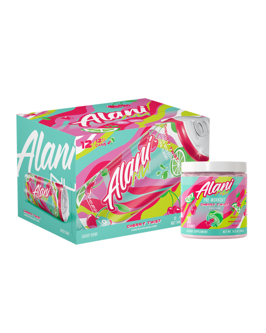 Alani Nu Cherry Twist Energy & Pre-Workout Bundle