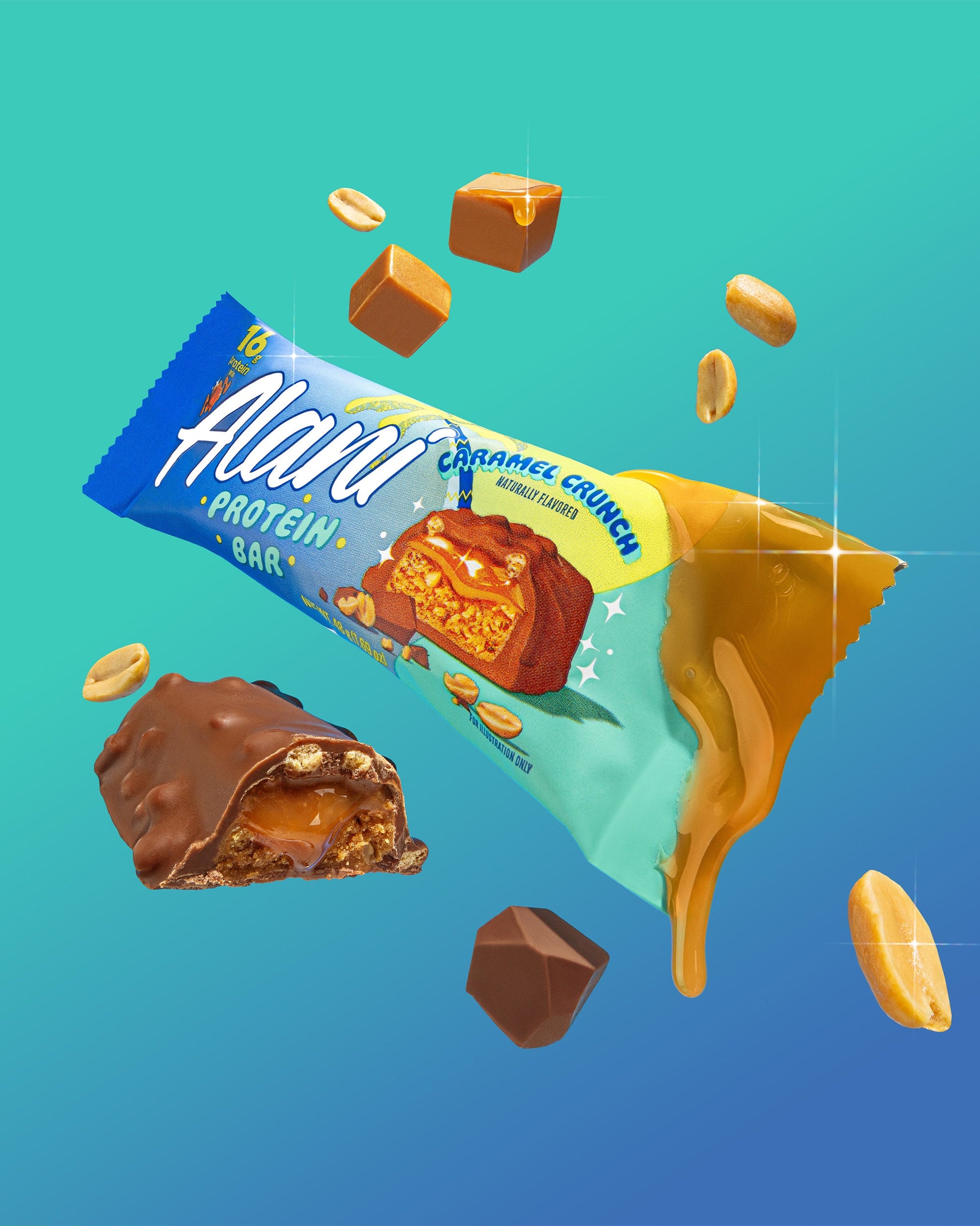 Alani Nu Caramel Crunch Protein Bars — 12 Pack