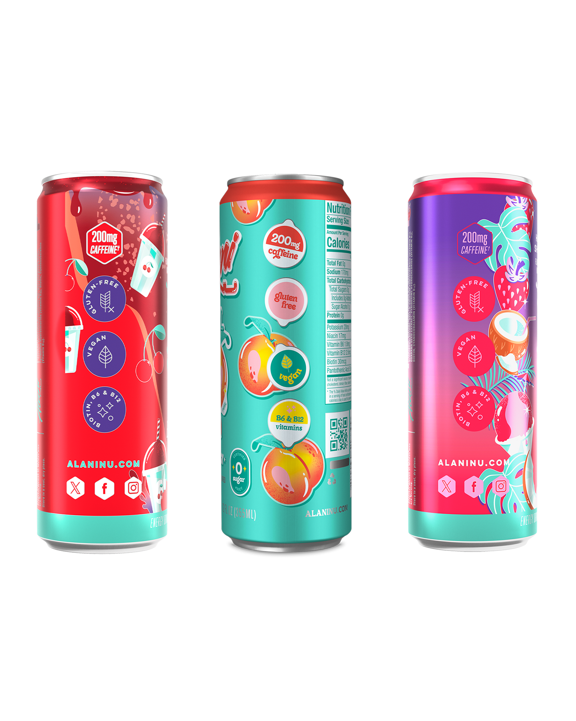 Alani Nu Beach Blend Energy Drink — 12 Pack