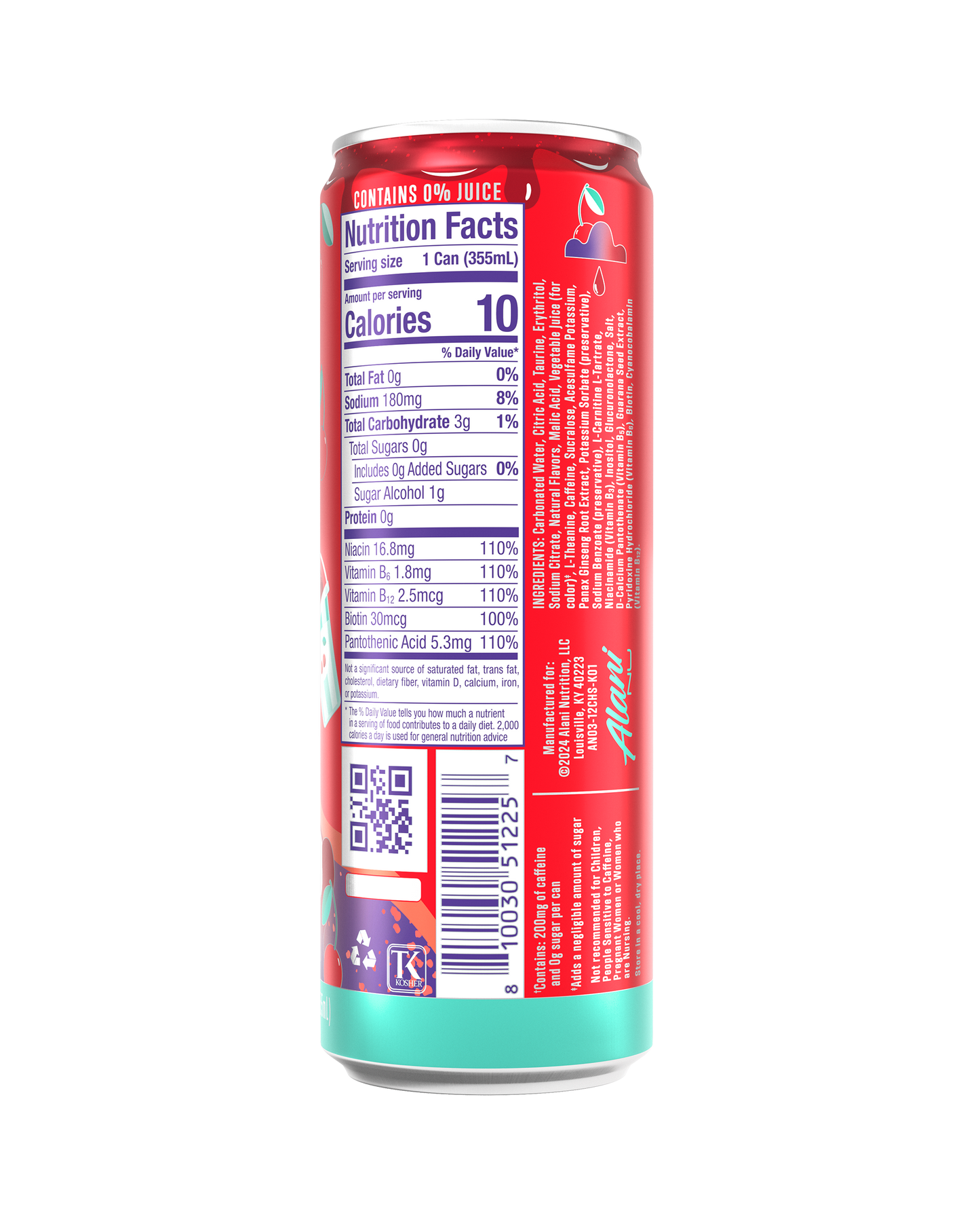 Alani Nu Cherry Slush Energy Drink — 12 Pack