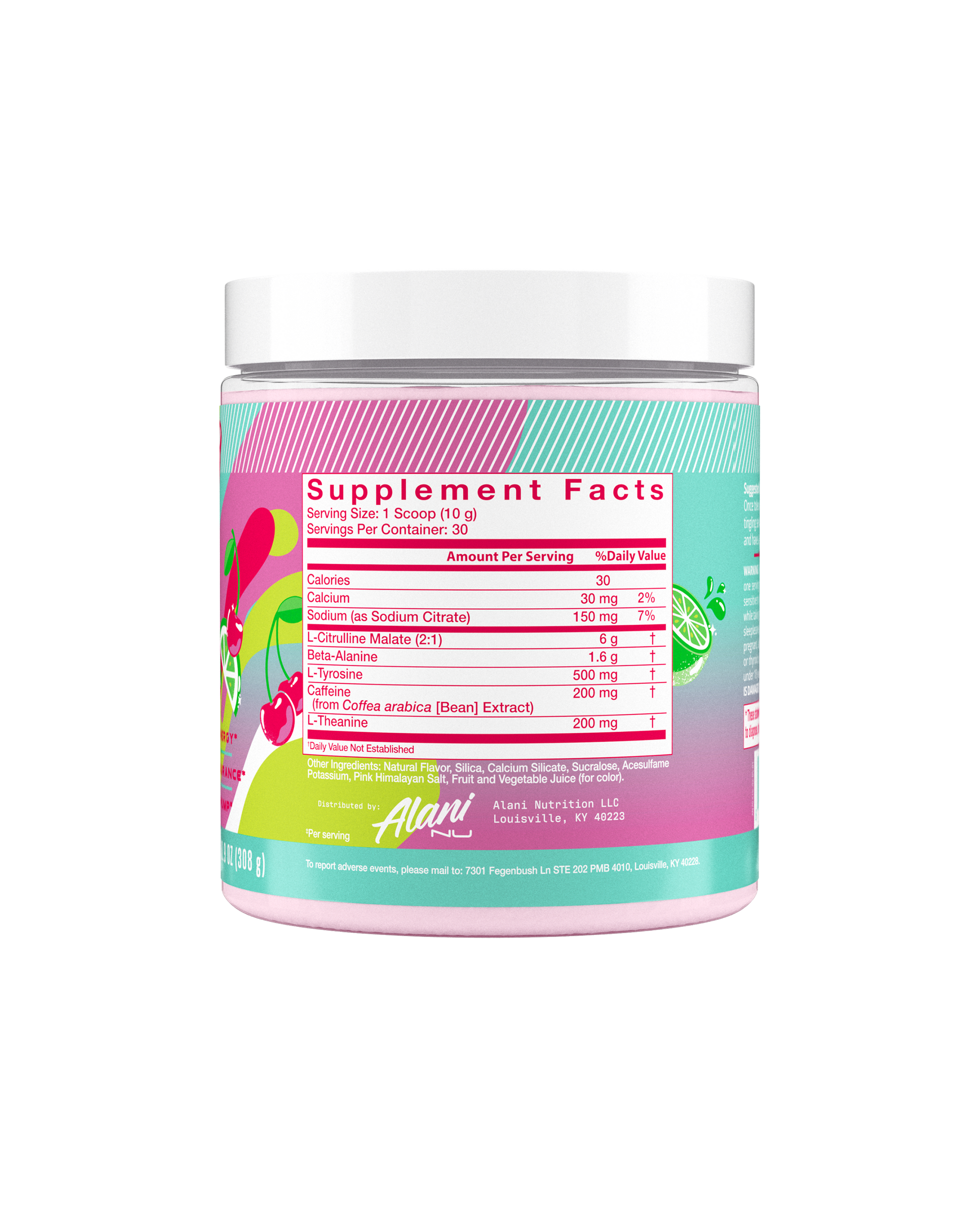Alani Nu Cherry Twist Pre-Workout — 30 Servings