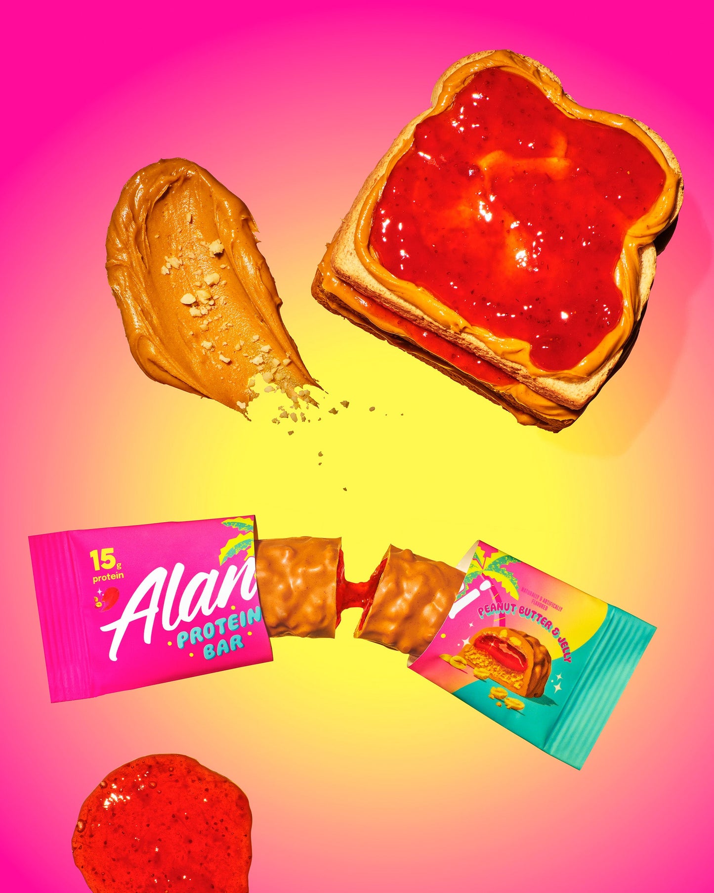 Alani Nu Peanut Butter & Jelly Protein Bars — 4 Pack