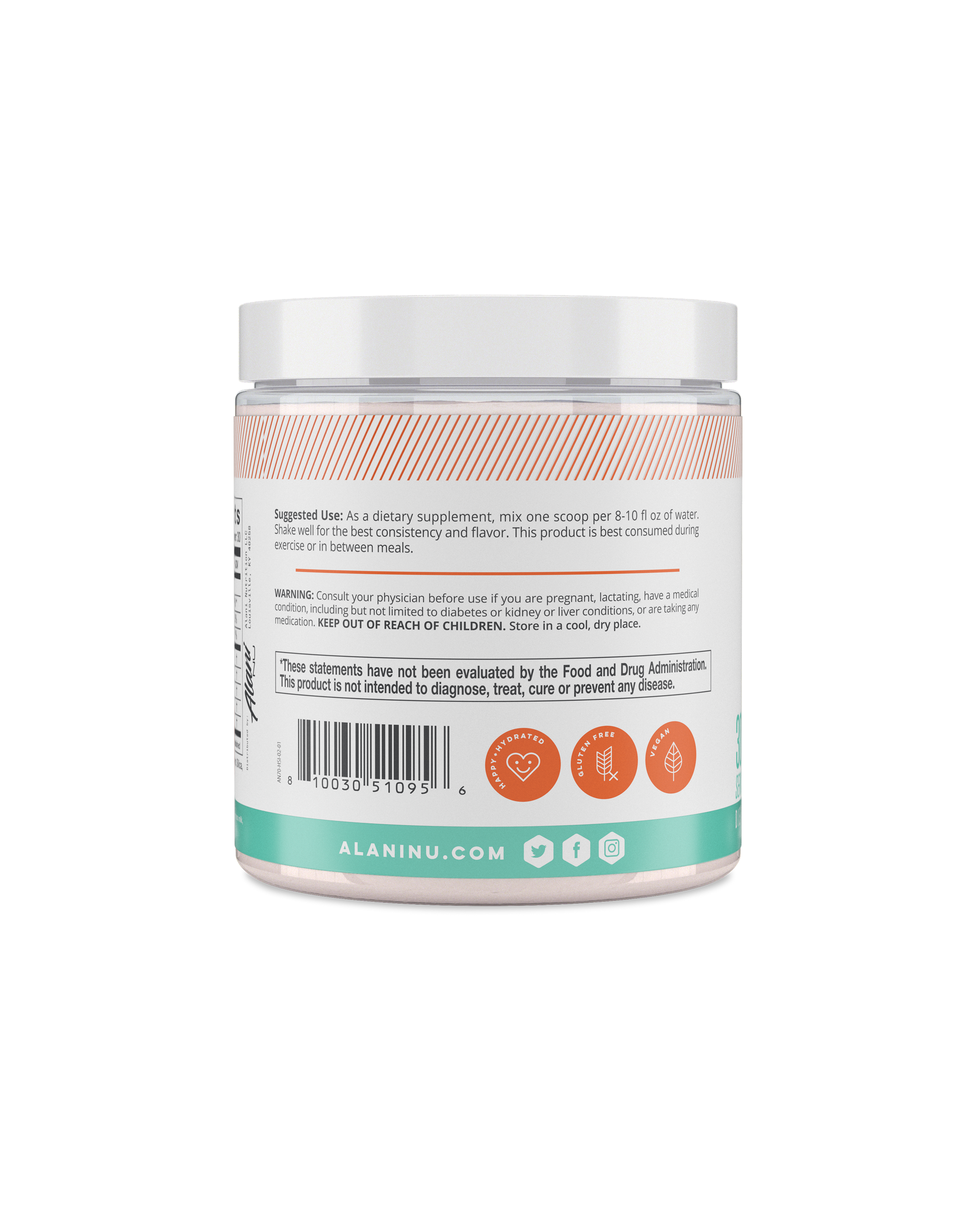Alani Nu Hawaiian Shaved Ice BCAA — 30 Servings