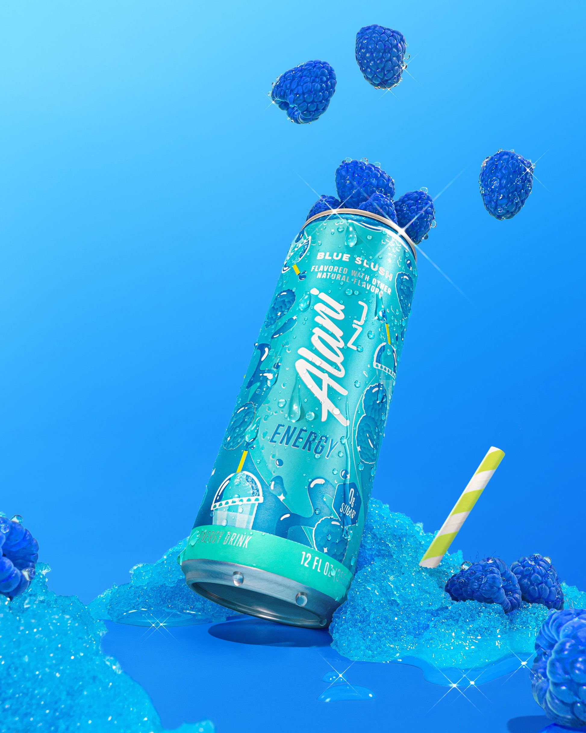 Alani Nu Blue Slush Energy Drink — 12 Pack