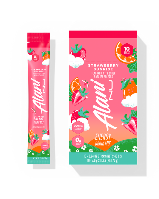 Alani Nu Strawberry Sunrise Energy Sticks — 10 Pack