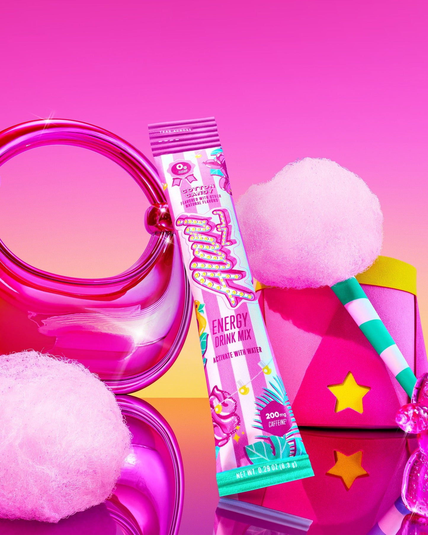 Alani Nu Cotton Candy Energy Sticks — 10 Pack