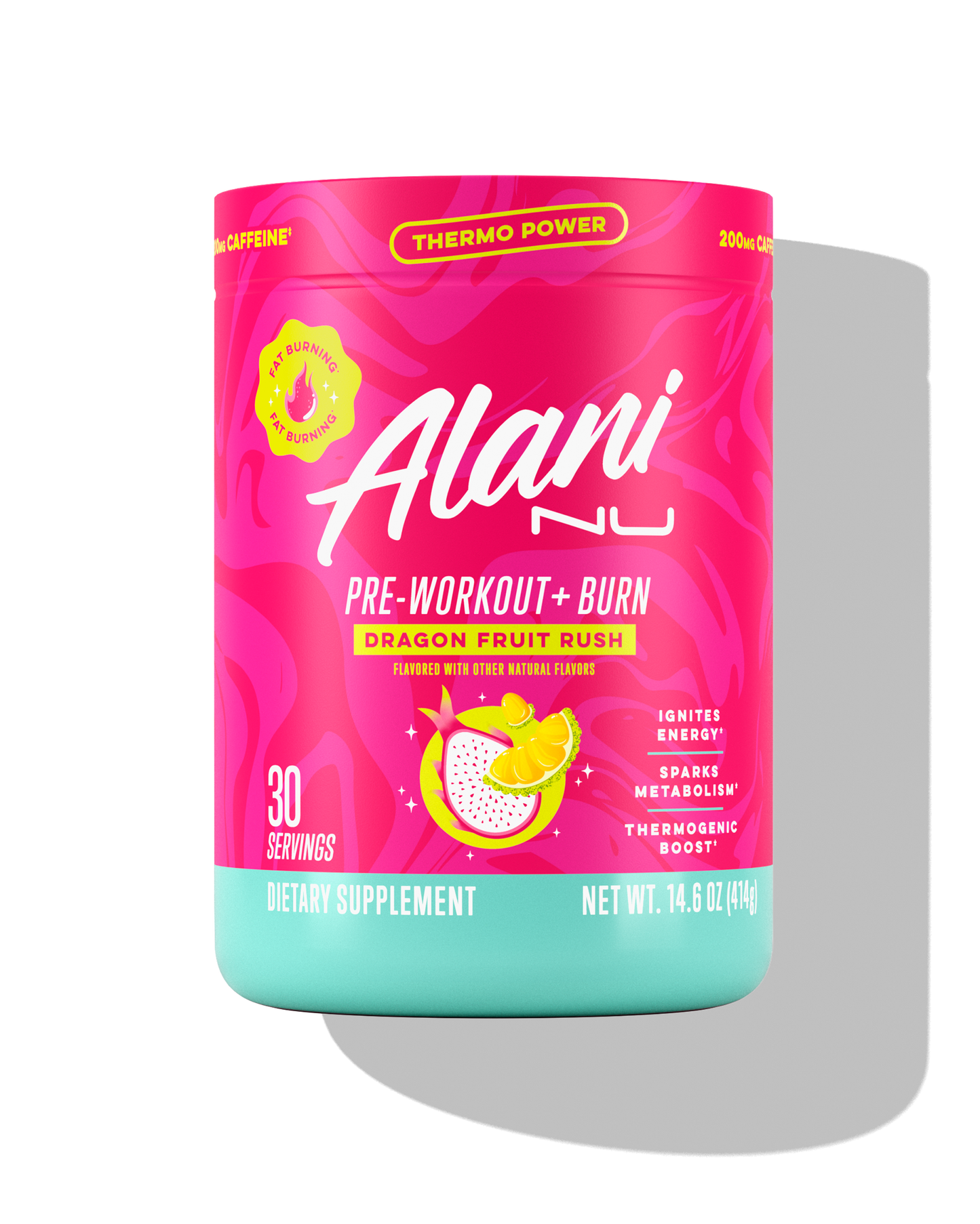 Alani Nu Dragon Fruit Rush Pre-Workout+ Burn — 30 Servings