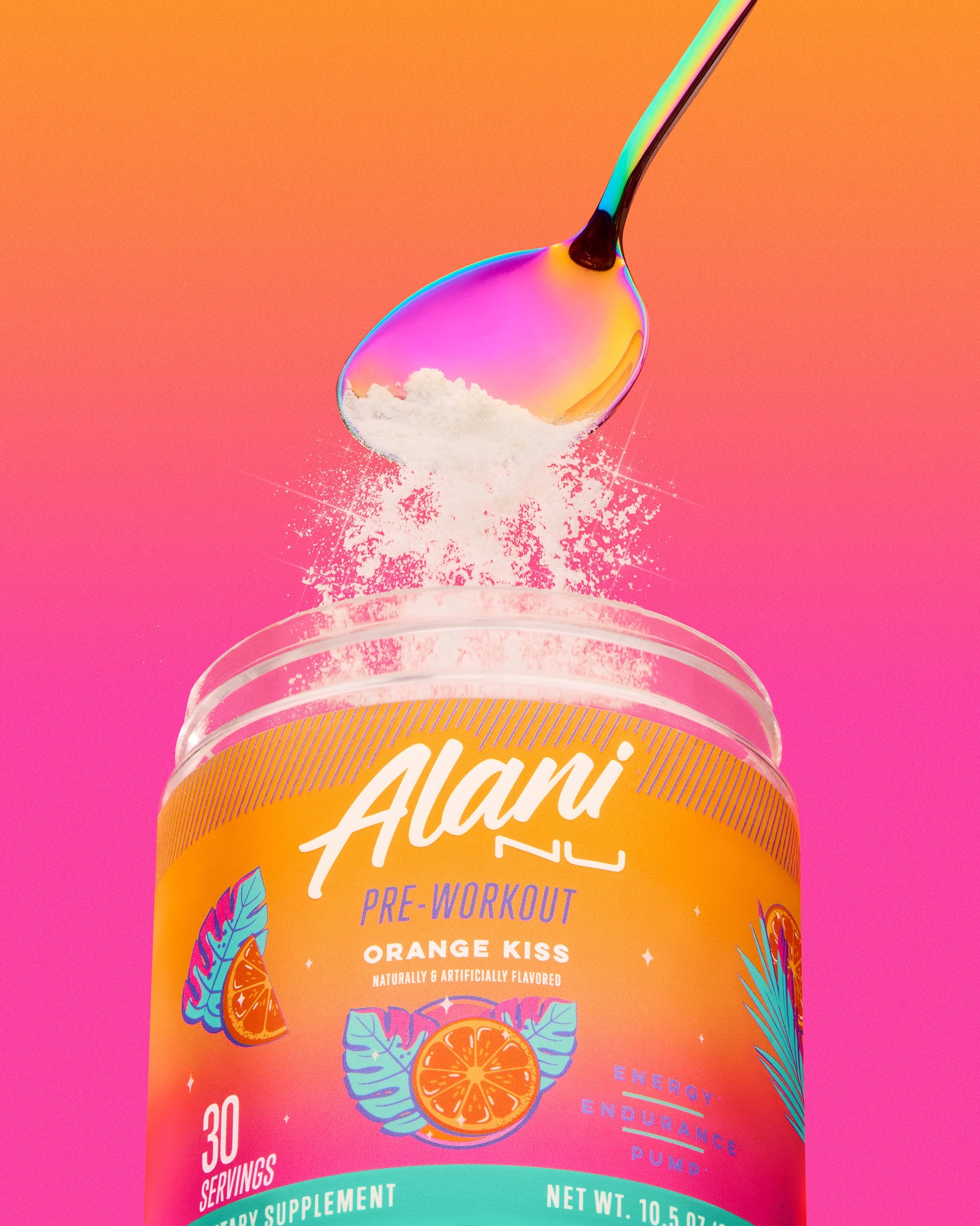 Alani Nu Orange Kiss Pre-Workout — 30 Servings