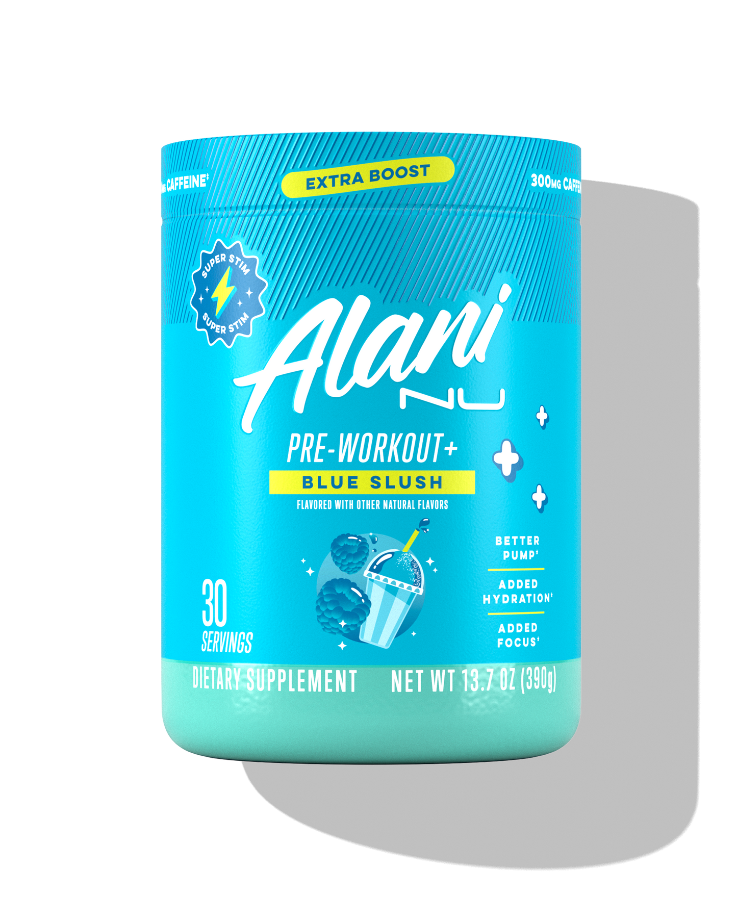 Alani Nu Blue Slush Pre-Workout+ — 30 Servings