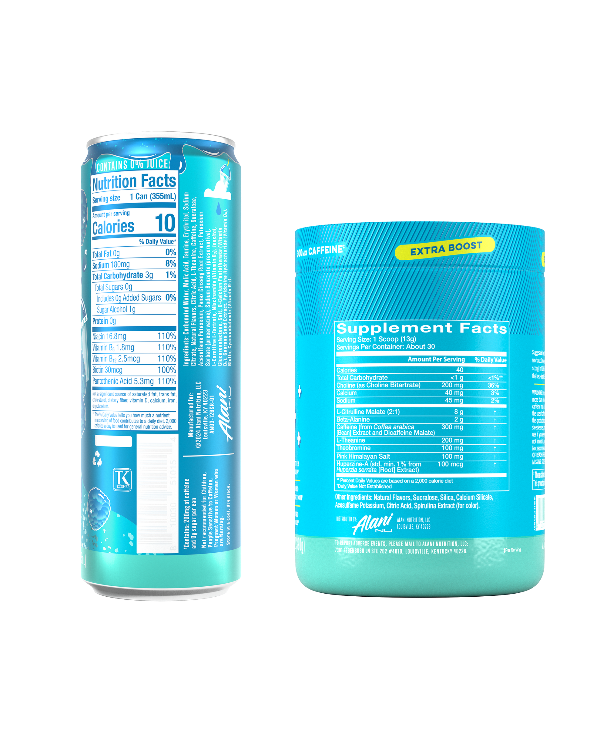 Alani Nu Blue Slush Energy & Pre-Workout+ Bundle