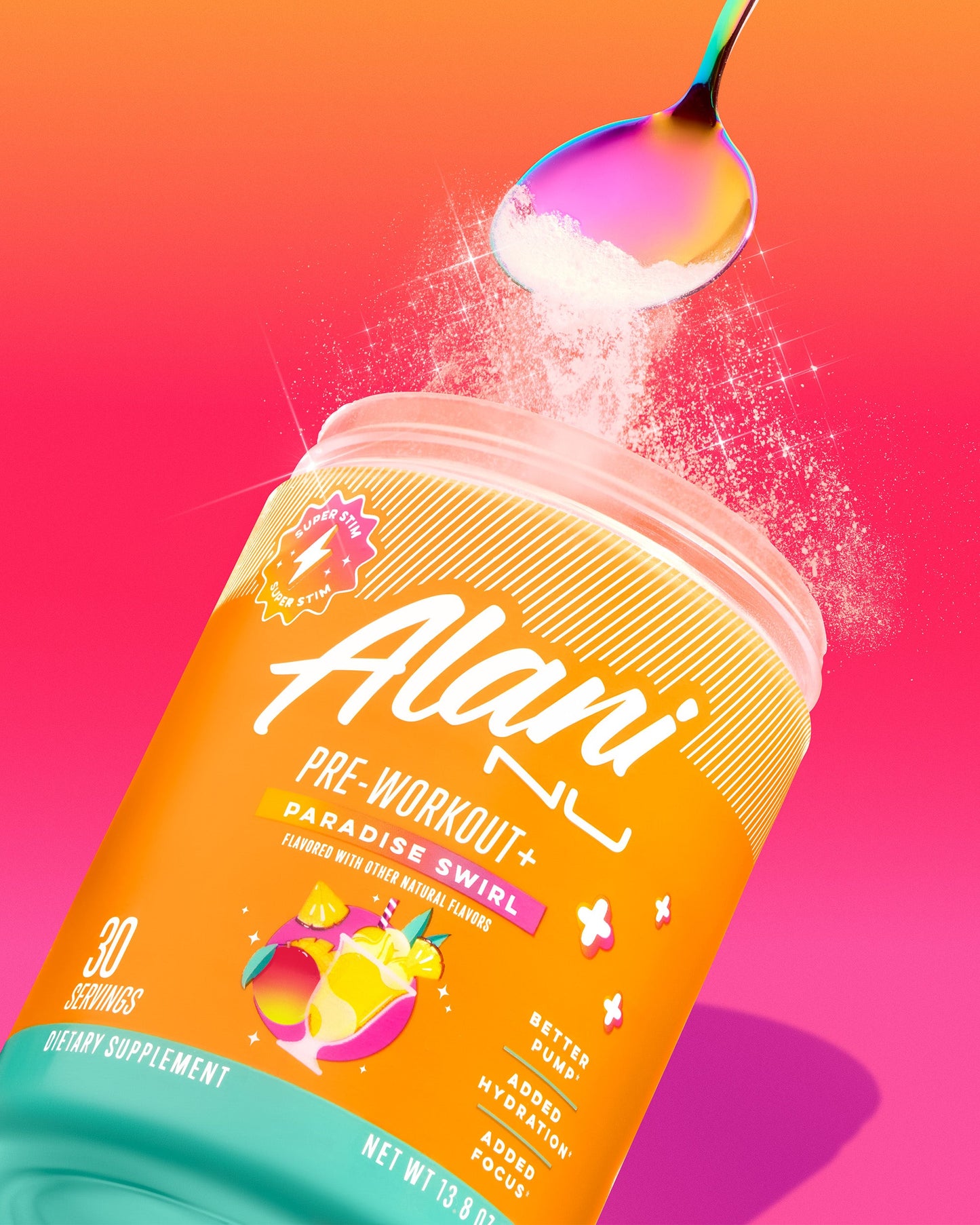 Alani Nu Paradise Swirl Pre-Workout+ — 30 Servings