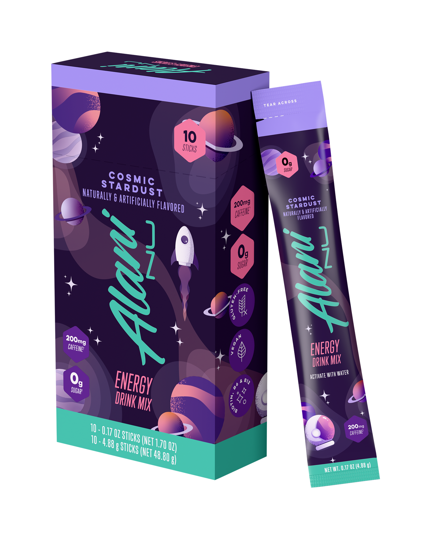 Alani Nu Cosmic Stardust Energy Sticks — 10 Pack