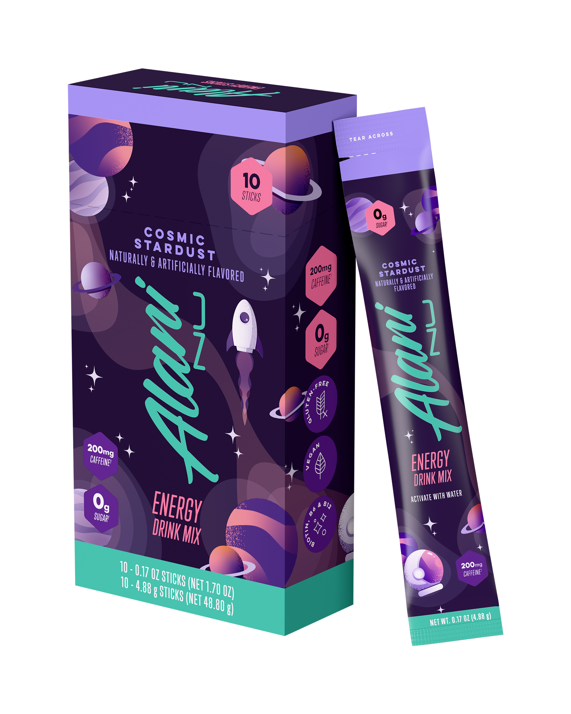 Alani Nu Cosmic Stardust Energy Sticks — 10 Pack