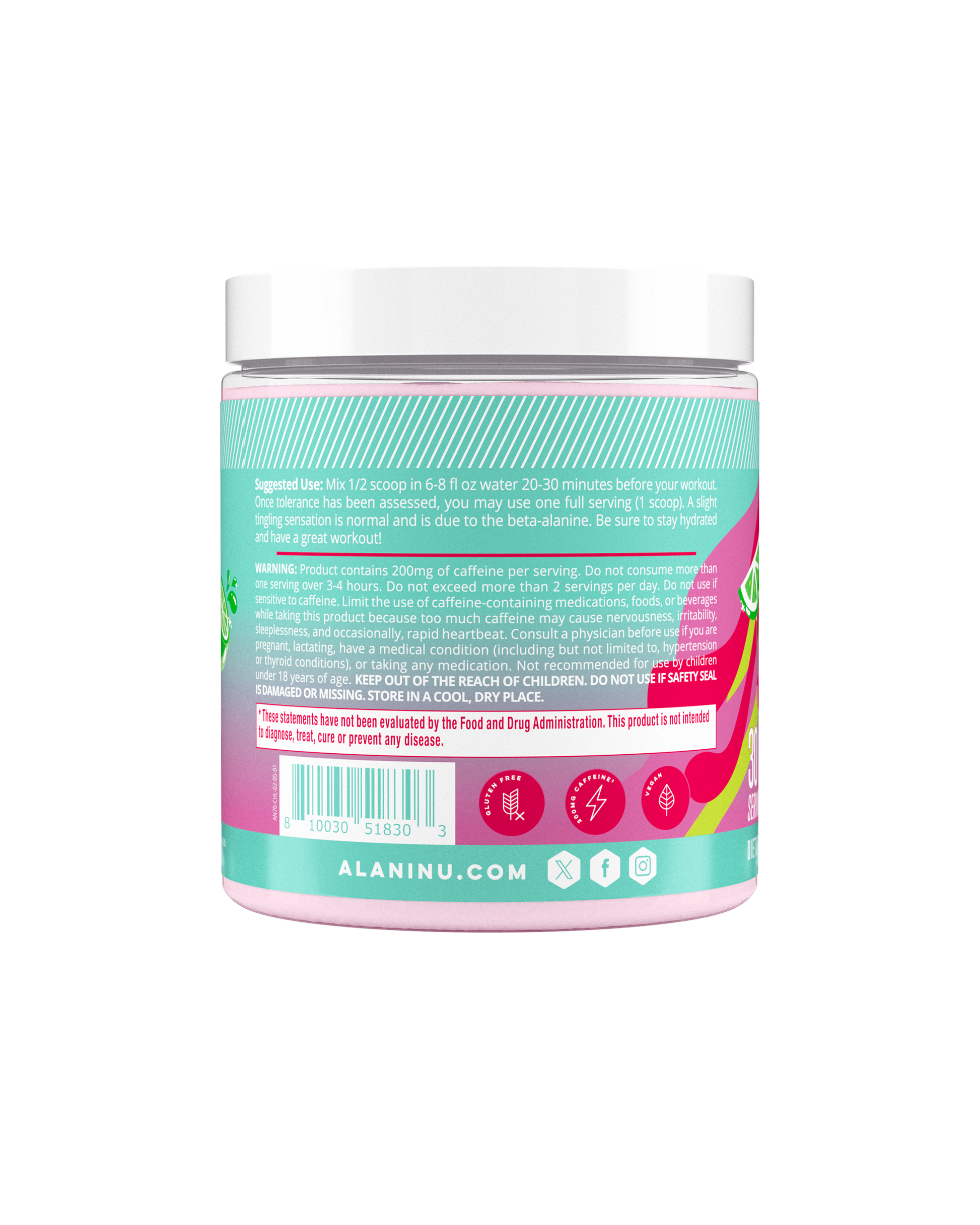Alani Nu Cherry Twist Pre-Workout — 30 Servings