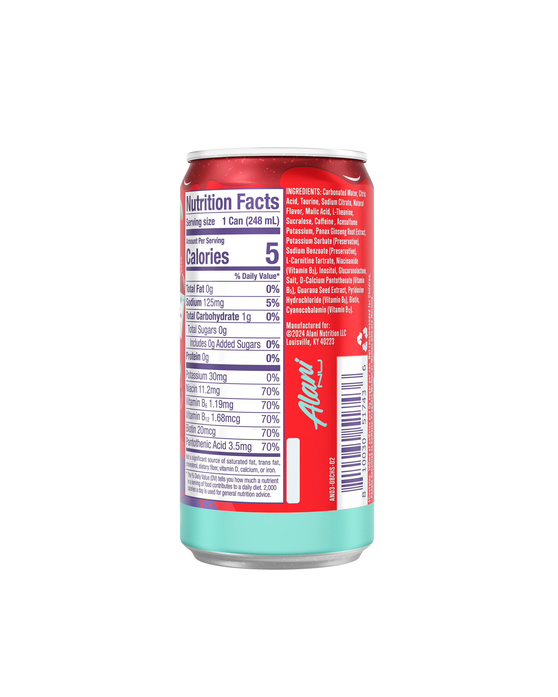 Alani Nu Cherry Slush Mini Energy — 24 Pack